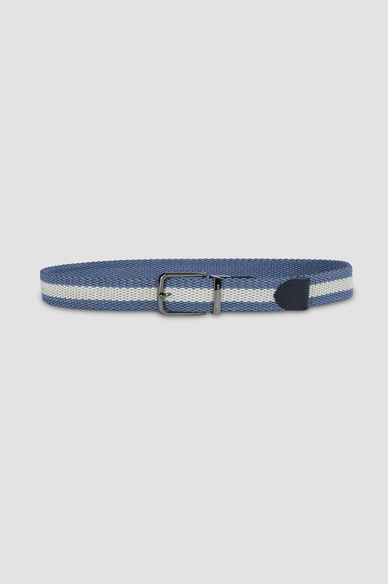 REVERSIBLE BELT WITH CONTRASTING STRIPES 1