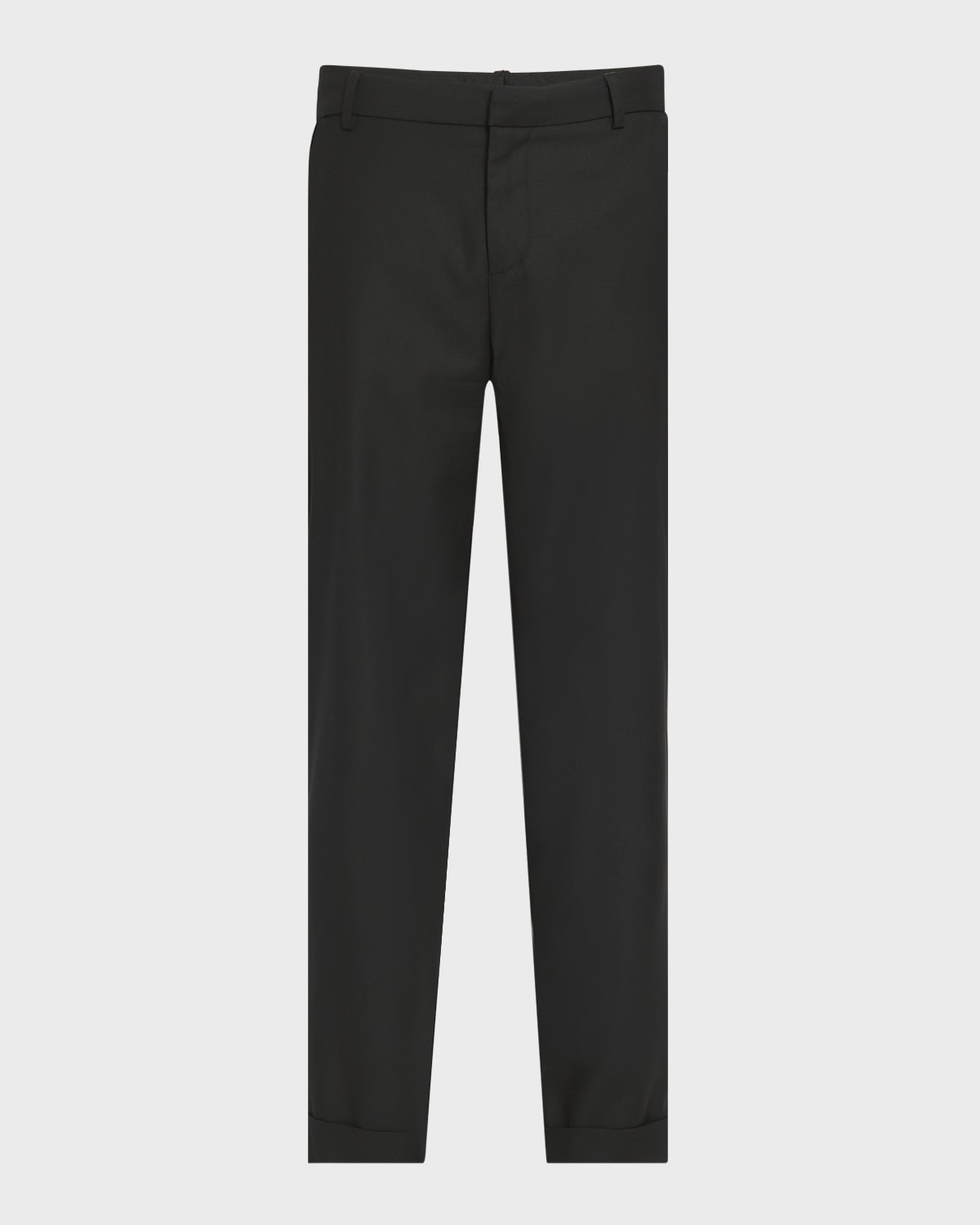 Men's Tailored Wool Straight-Leg Pants - 1