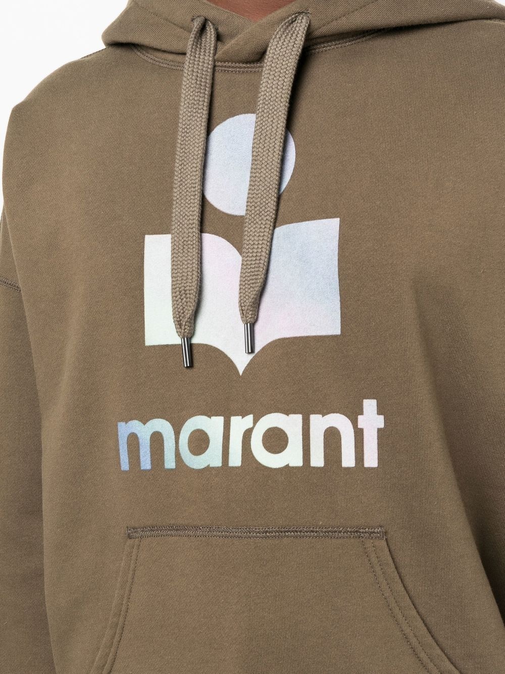 logo-print hoodie - 5