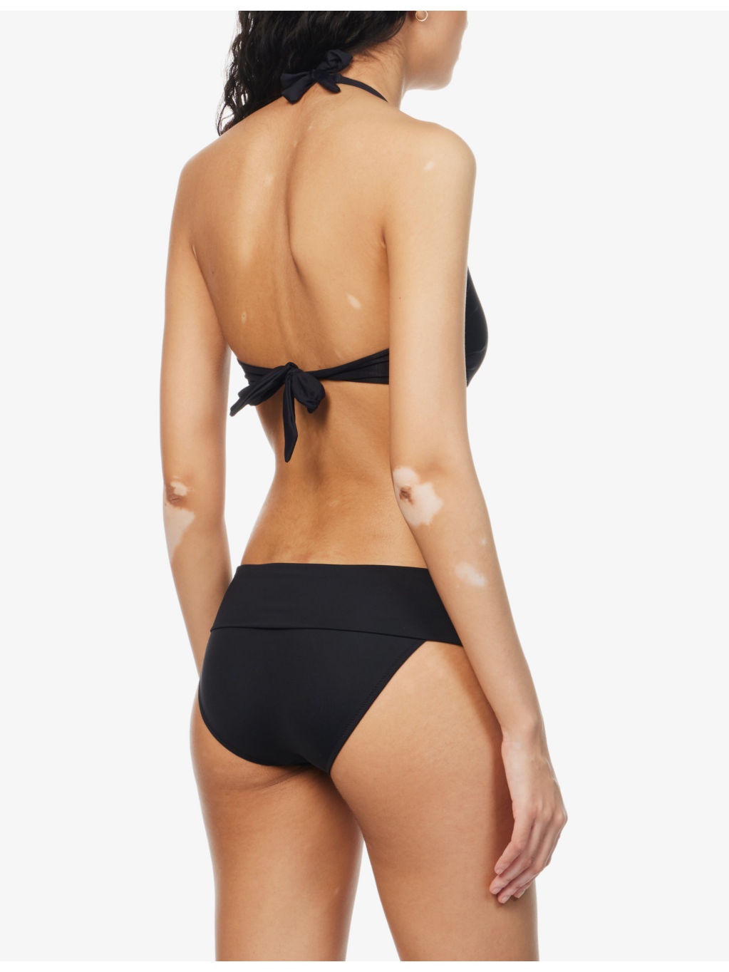 Brussels ring-embellished halter-neck bikini top - 4