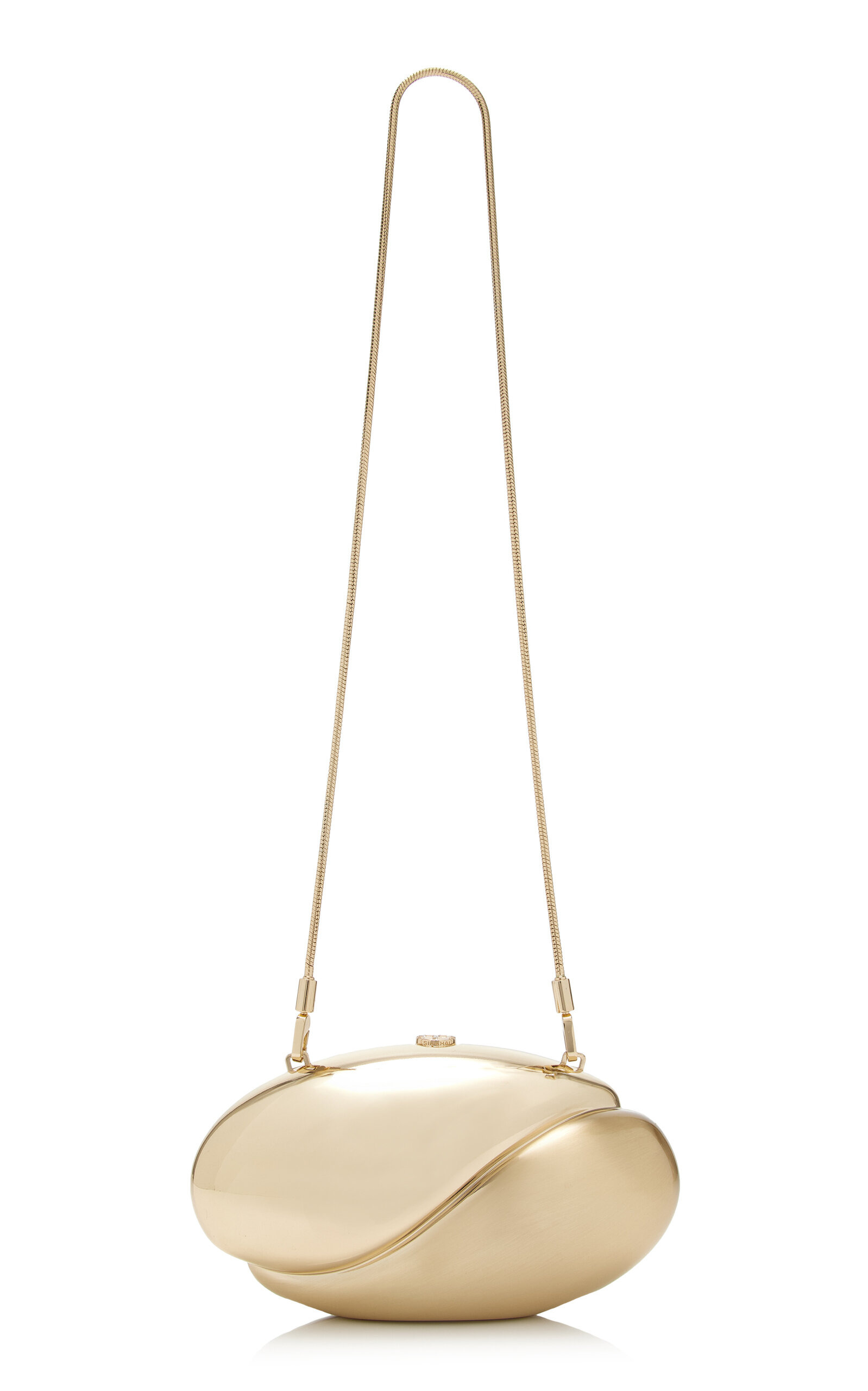 Ameera Sculpted Clutch gold - 2