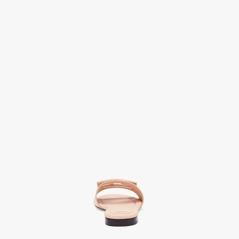FENDI Pink leather slides outlook