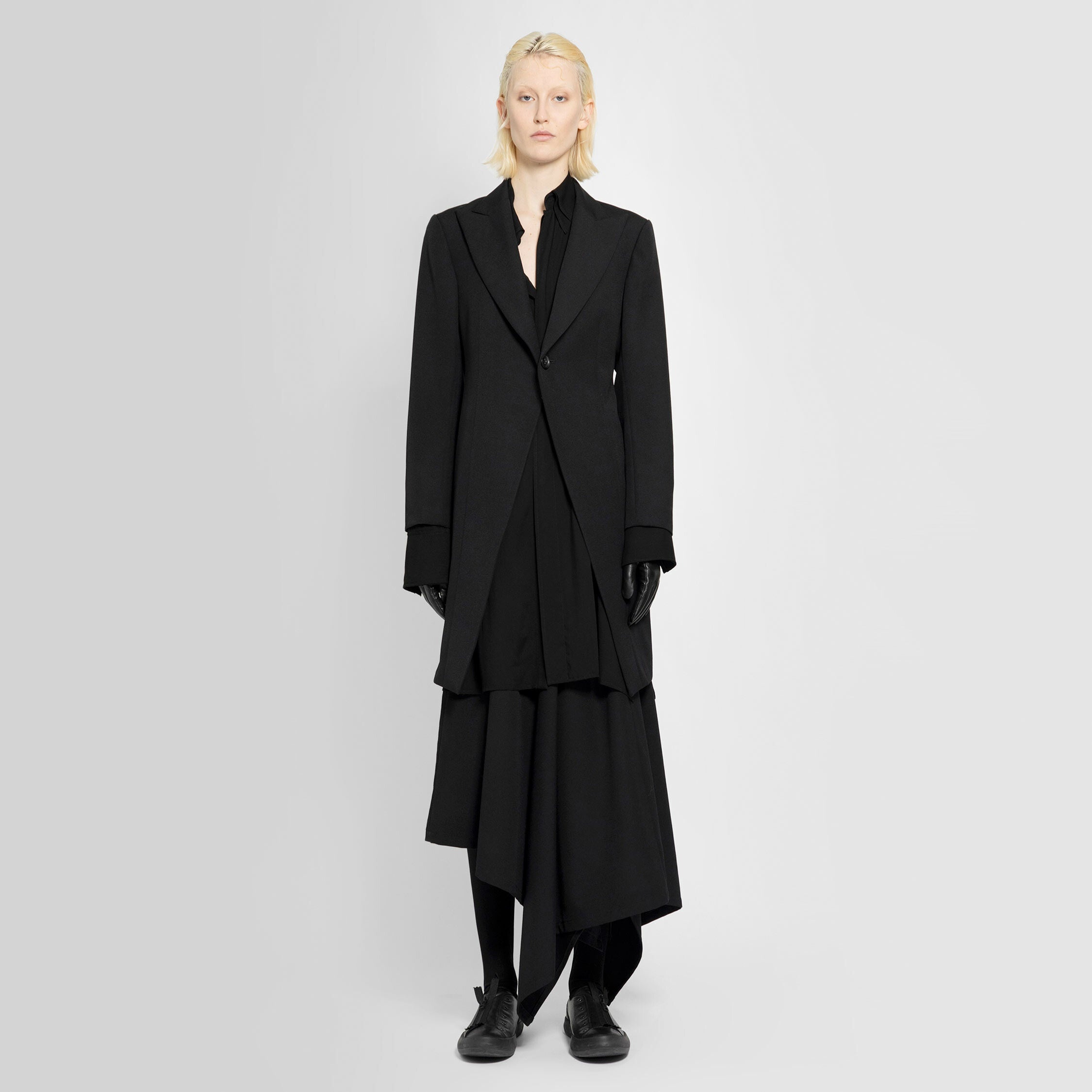 YOHJI YAMAMOTO WOMAN BLACK BLAZERS - 5