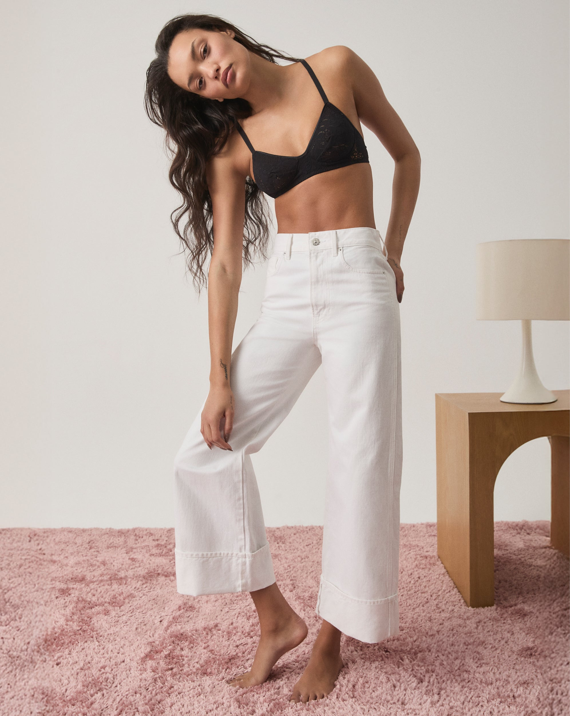 TAYLOR CUFFED CROPPED WIDE-LEG JEAN - 7