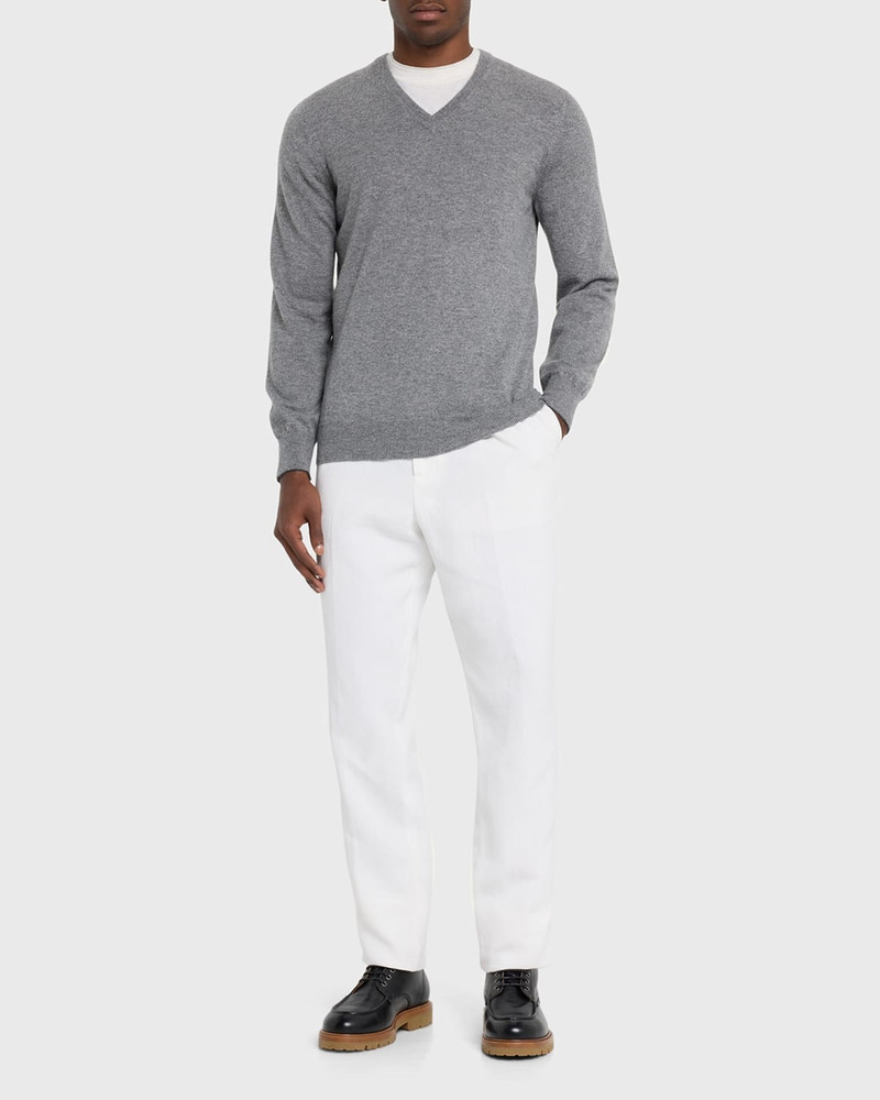 Men's Apron Toe Leather Lace-Up Boots 3