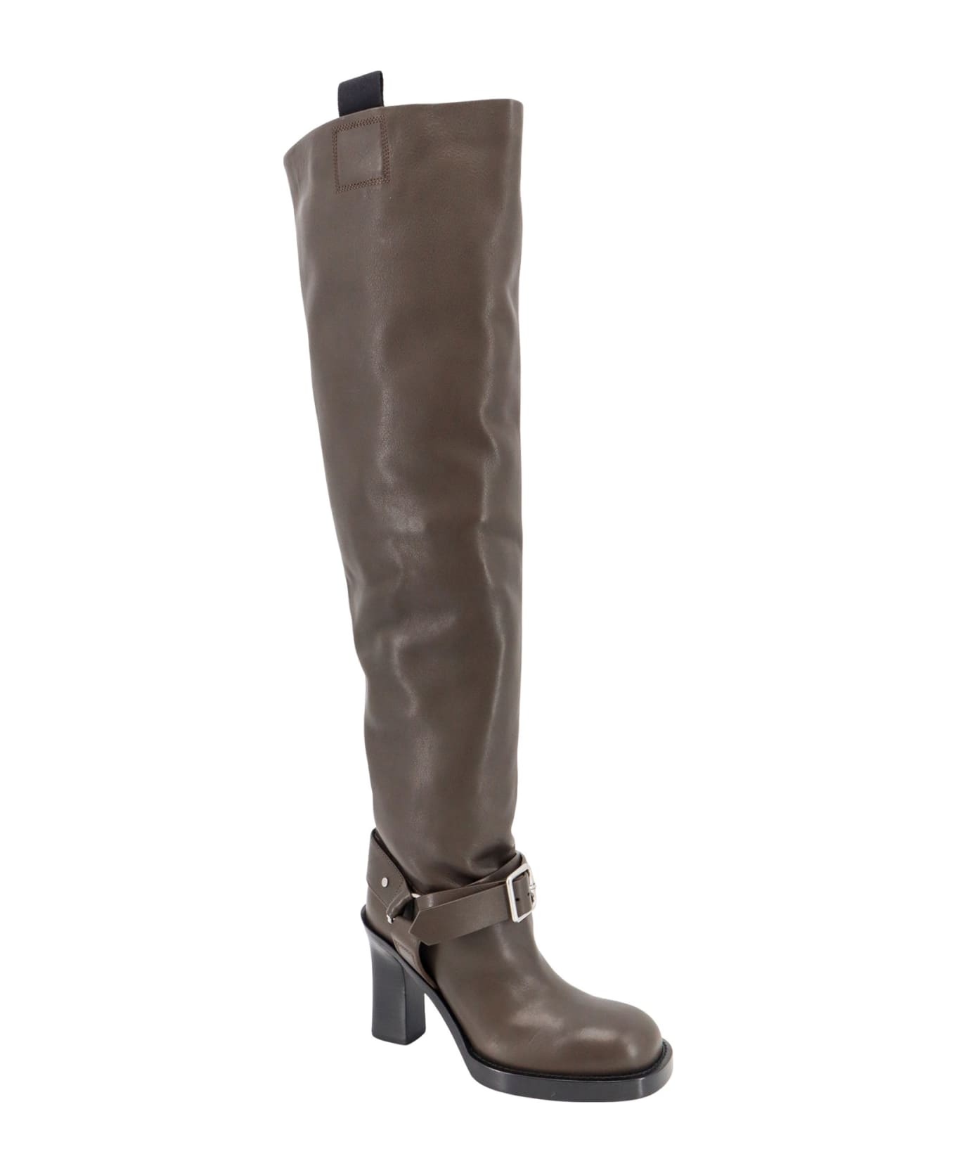 Leather Over The Knee Boots - 2