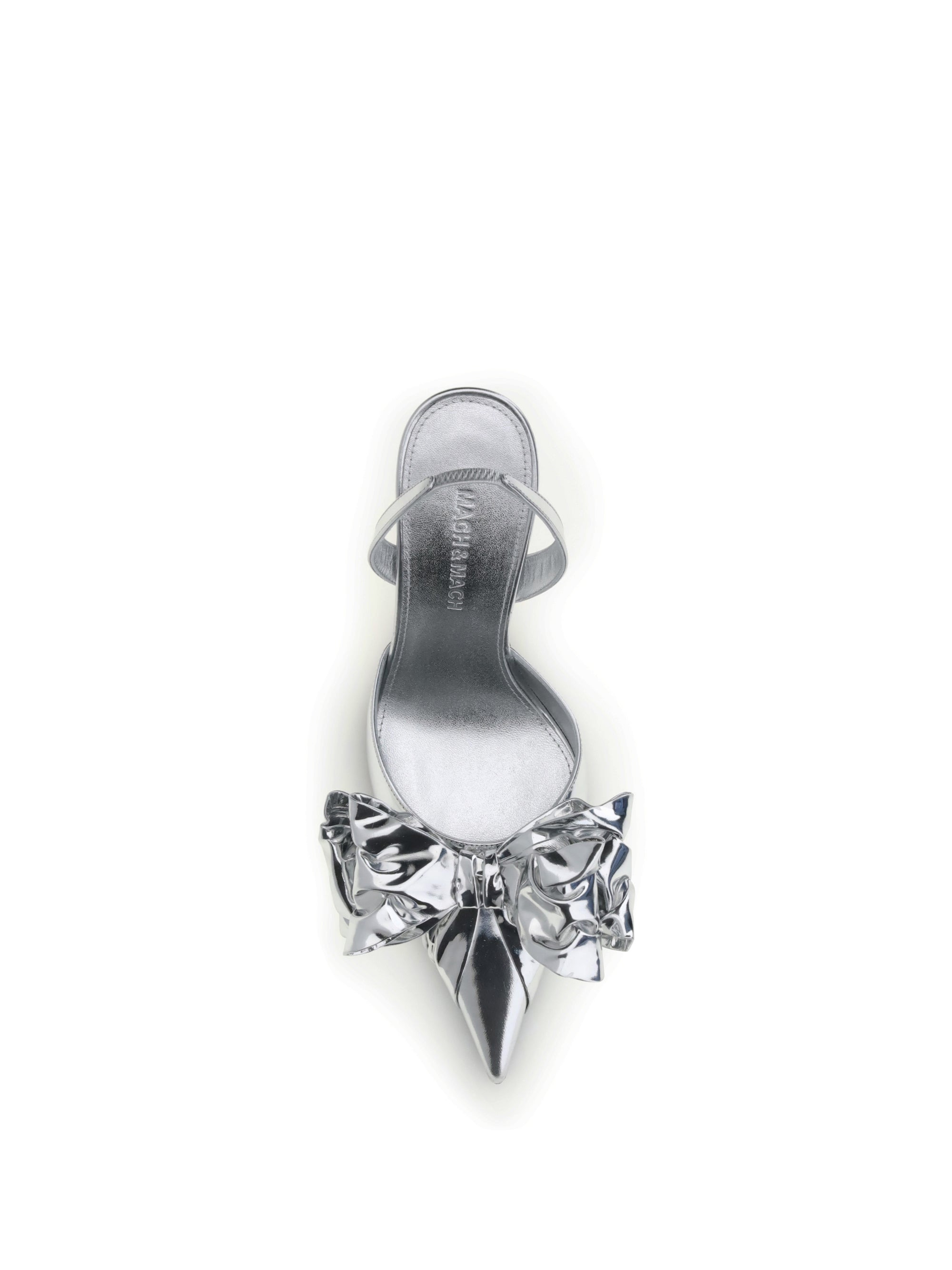 Mach & Mach Women ''Le Cadeau'' Wrapped Leather Slingbacks - 4