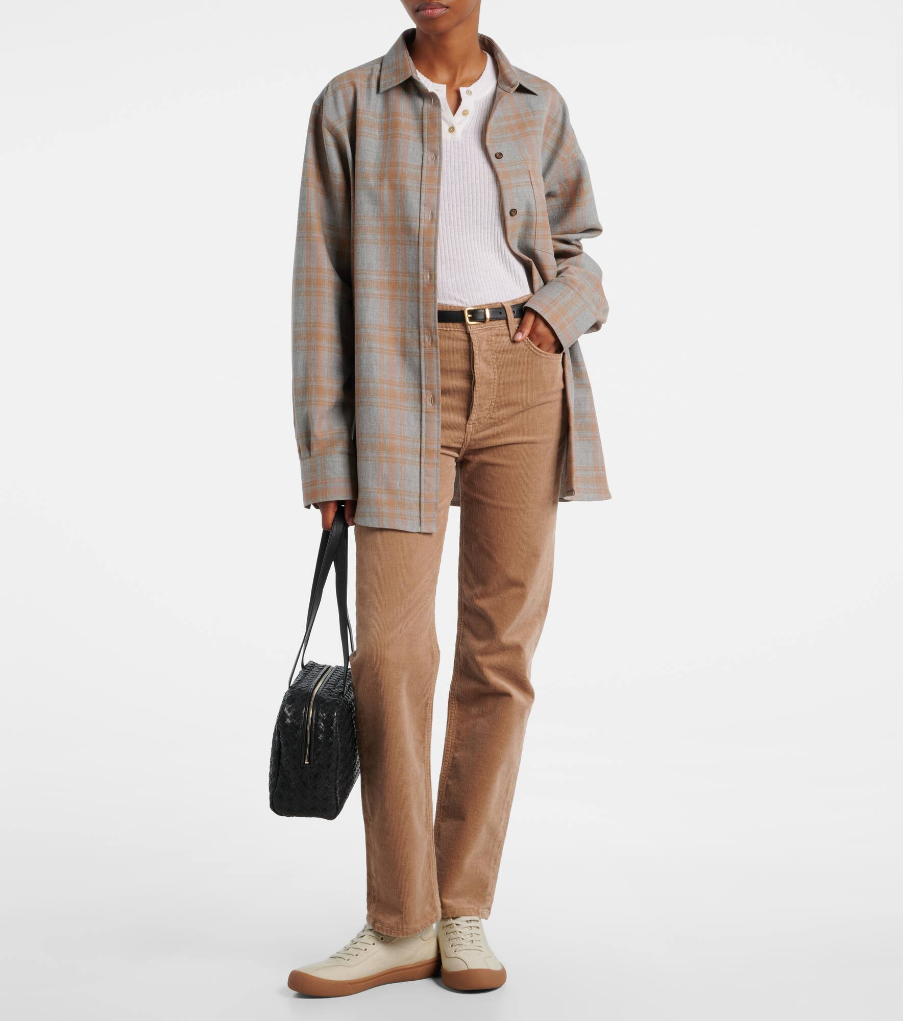 Blaine cotton corduroy straight pants - 2