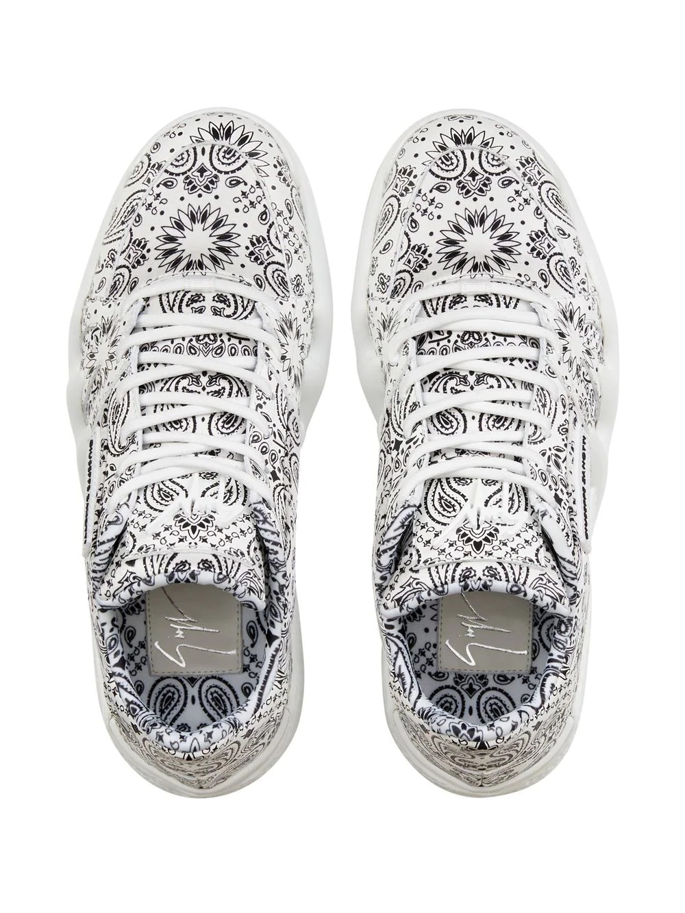 Talon paisley-print sneakers - 4