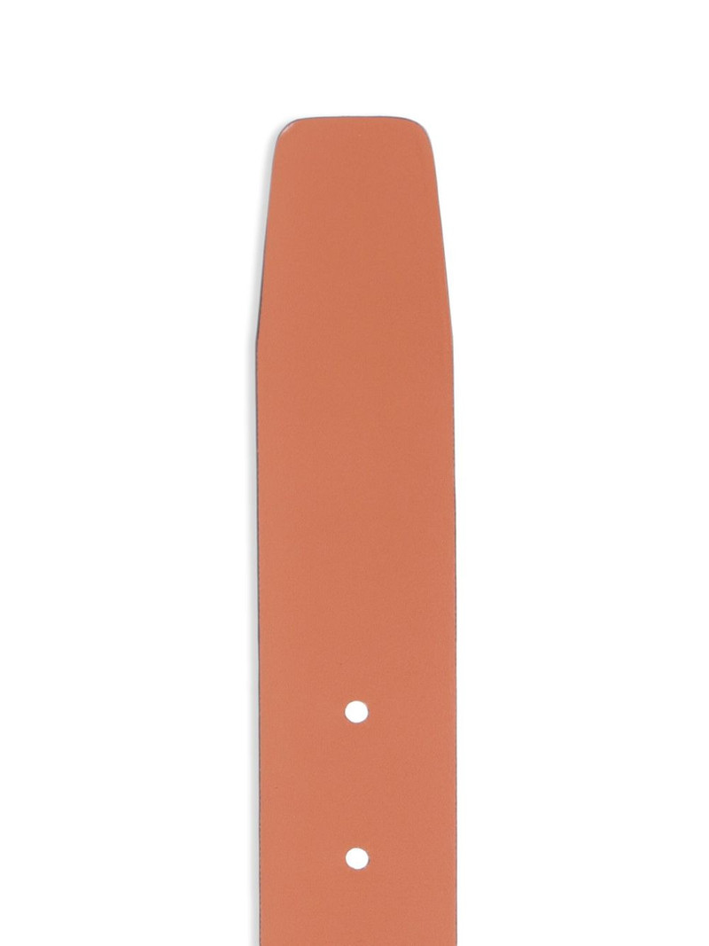 Santoni suede buckle belt outlook