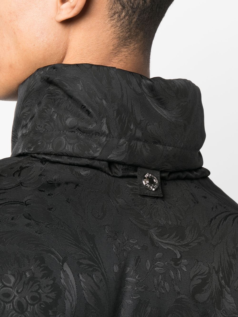 Baroque-print puffer jacket - 5