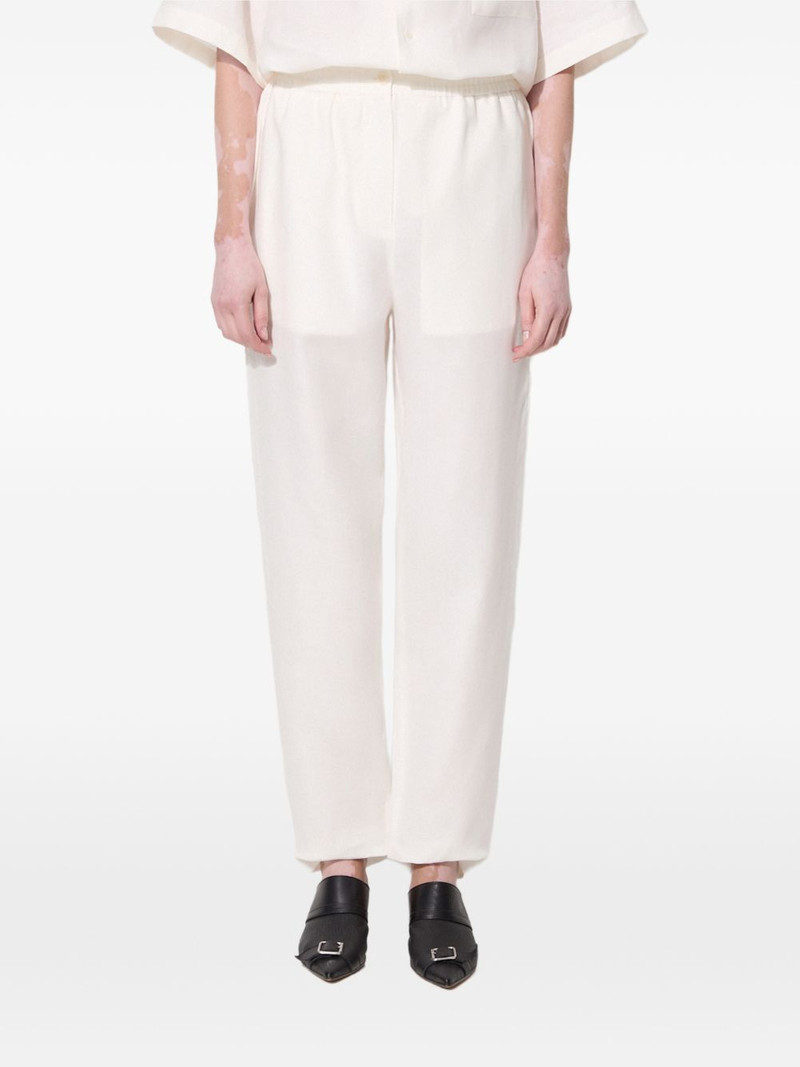 elastic-waist trousers 1