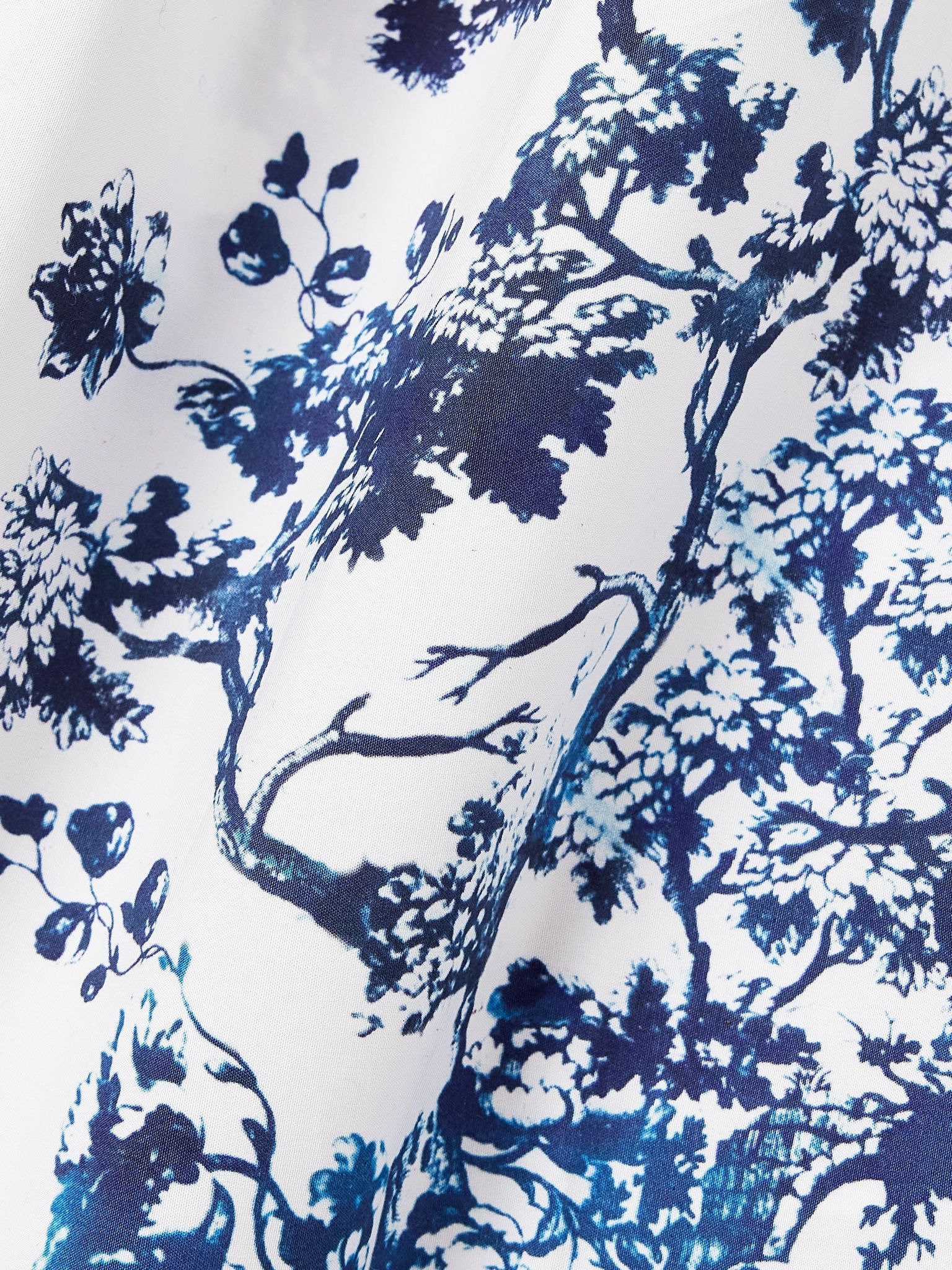 Printed cotton-poplin blouse White - 5