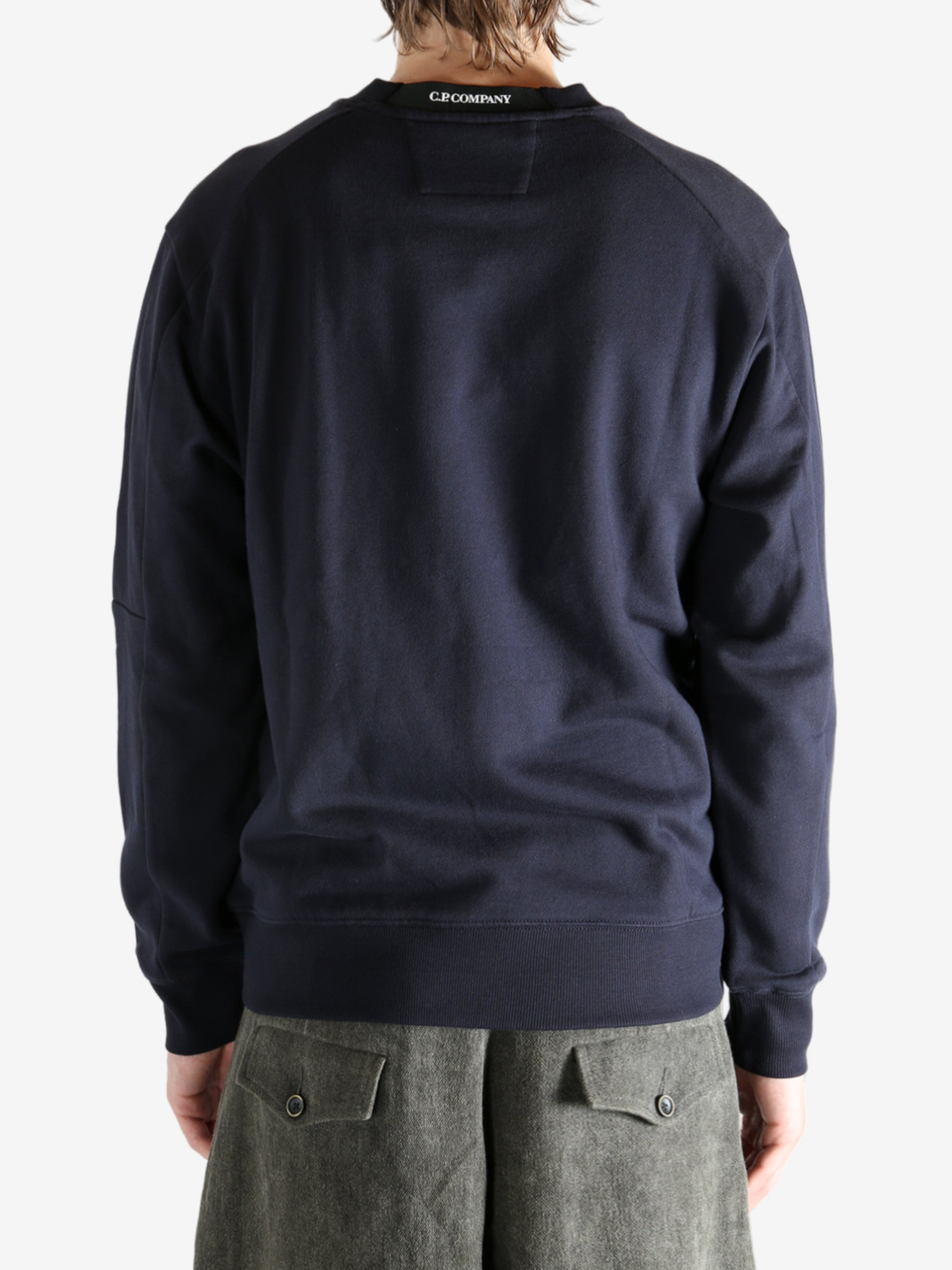C.P.COMPANY - Men Sweatshirts Crew Neck In Diagonal Raised Fleece - 3