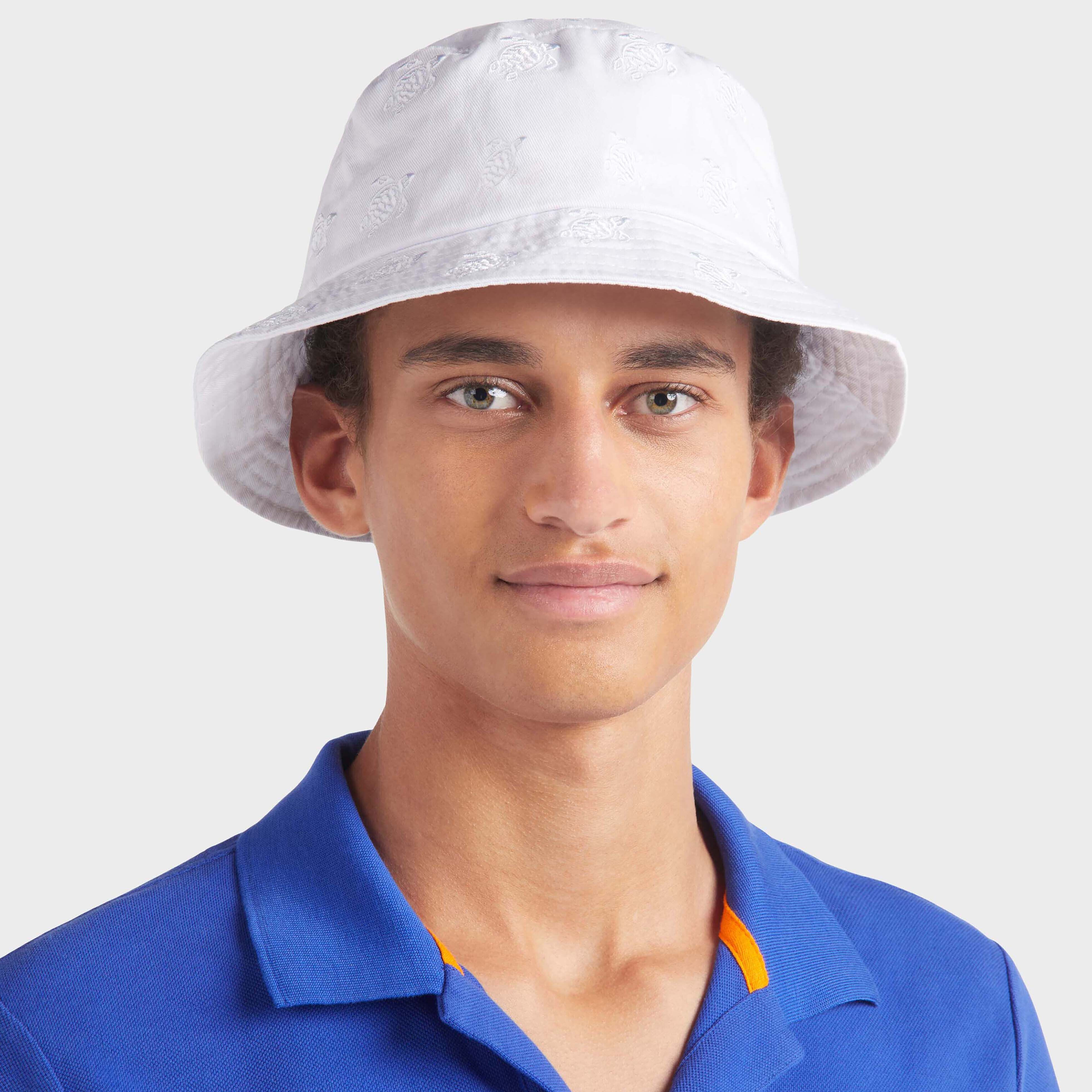 Embroidered Bucket Hat Turtles All Over - 3