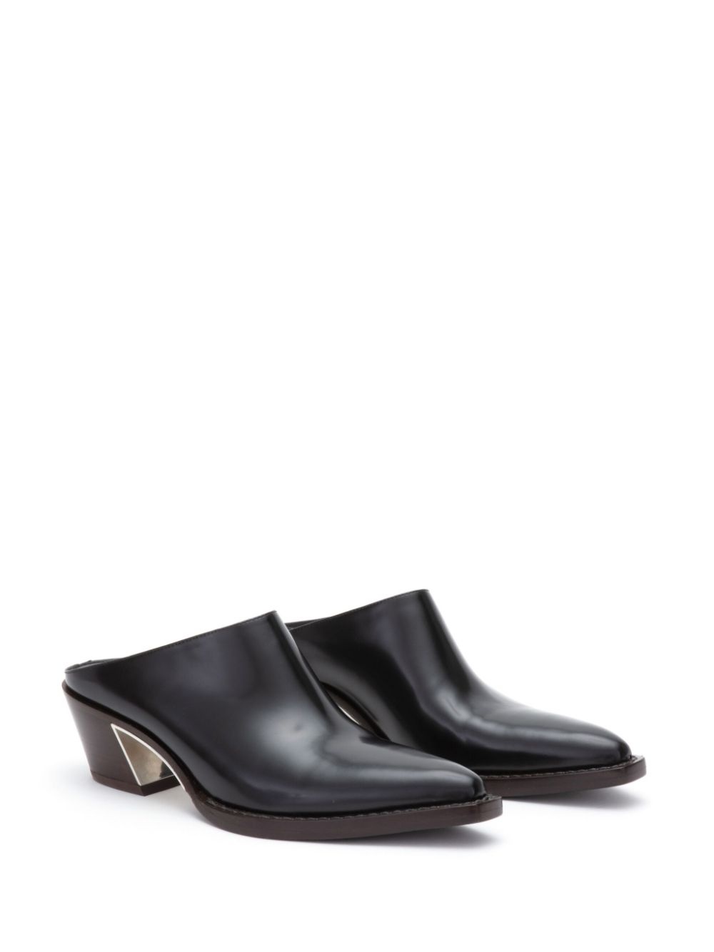 Downtown 55mm leather mules - 2