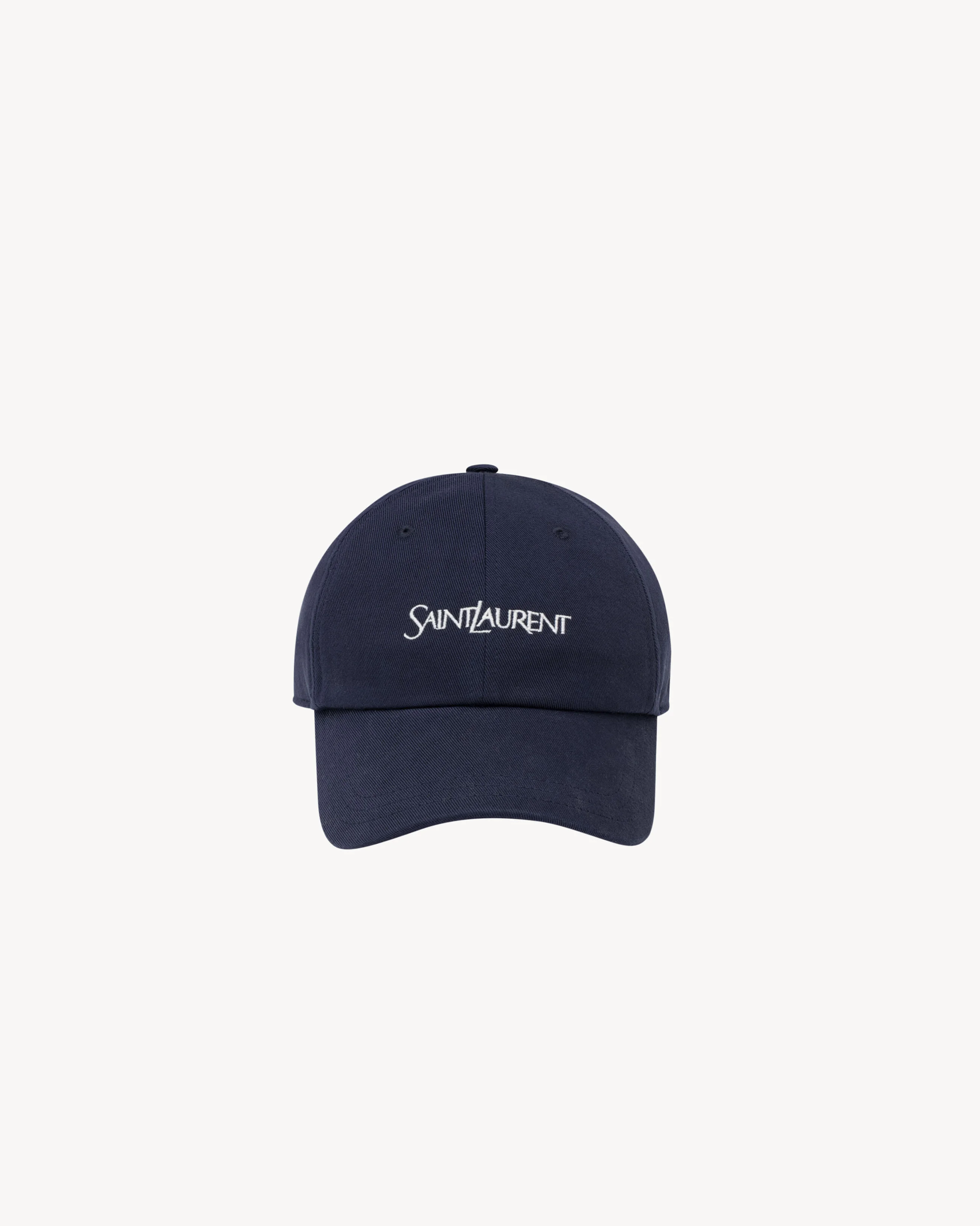 SAINT LAURENT CAP IN COTTON GABARDINE - 1