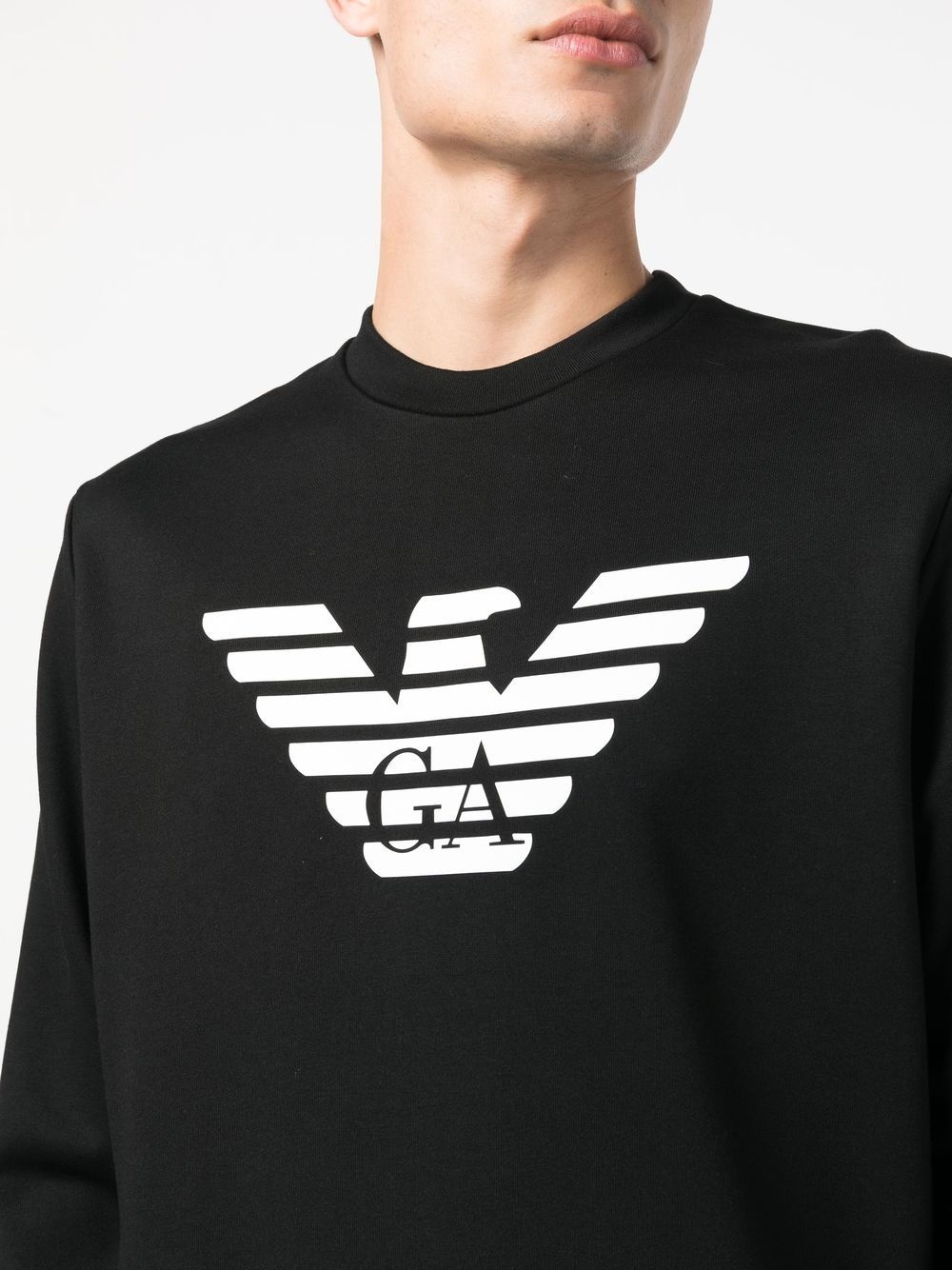 Emporio Armani Logo-print Cotton Sweatshirt - 3