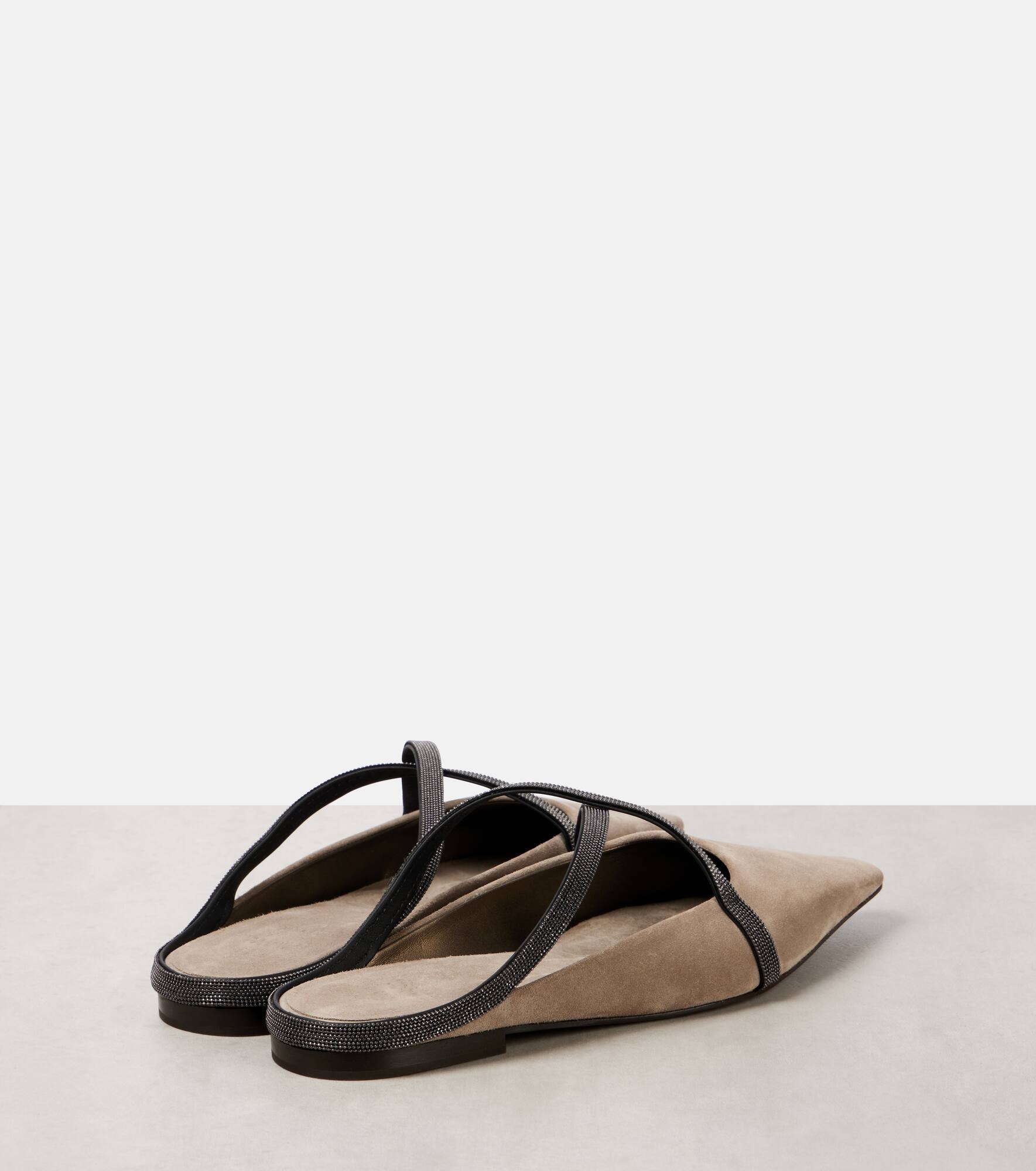 Monili suede mules - 2
