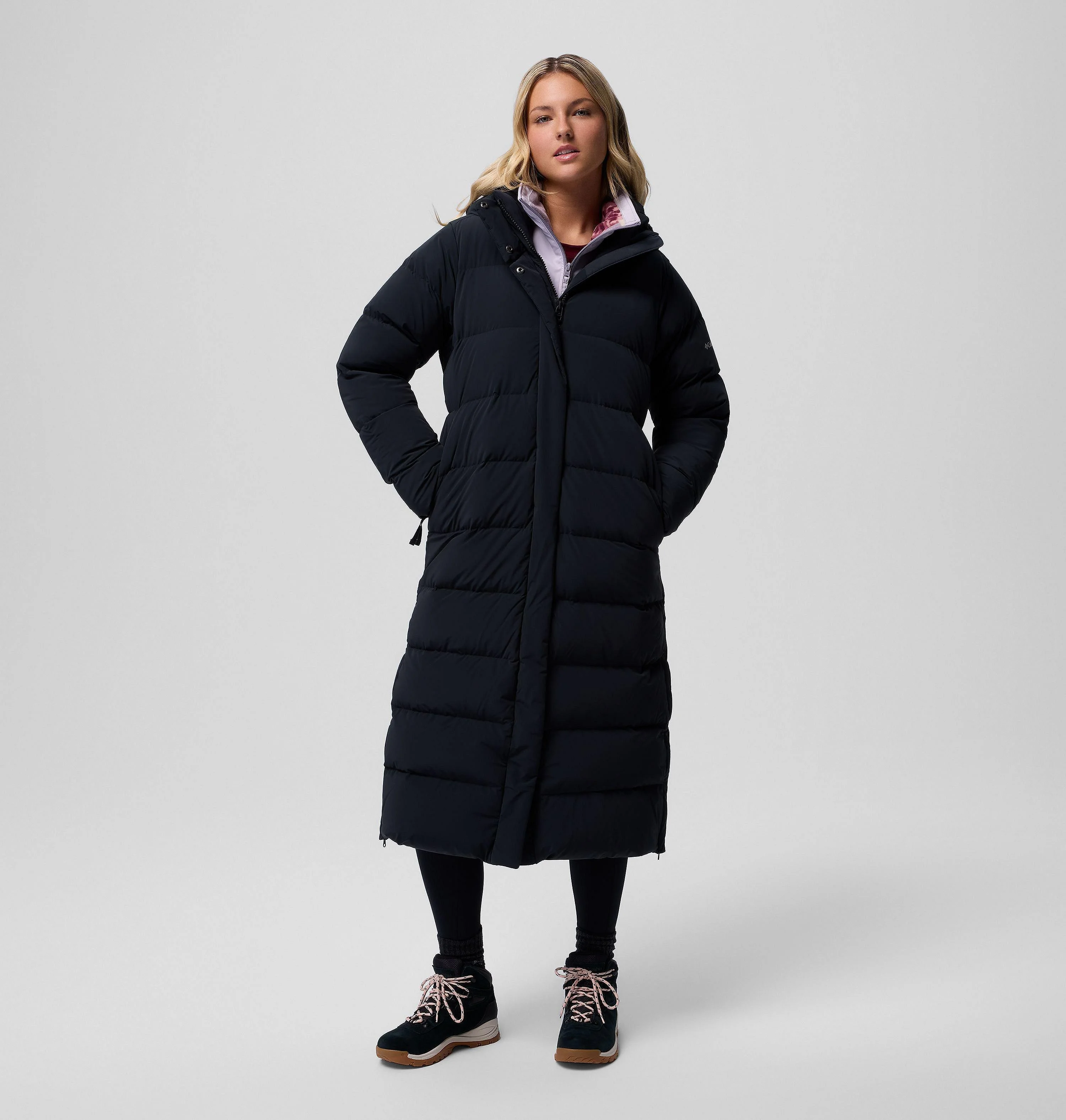 Women's Amaze Puff Long Hooded Jacket - 1