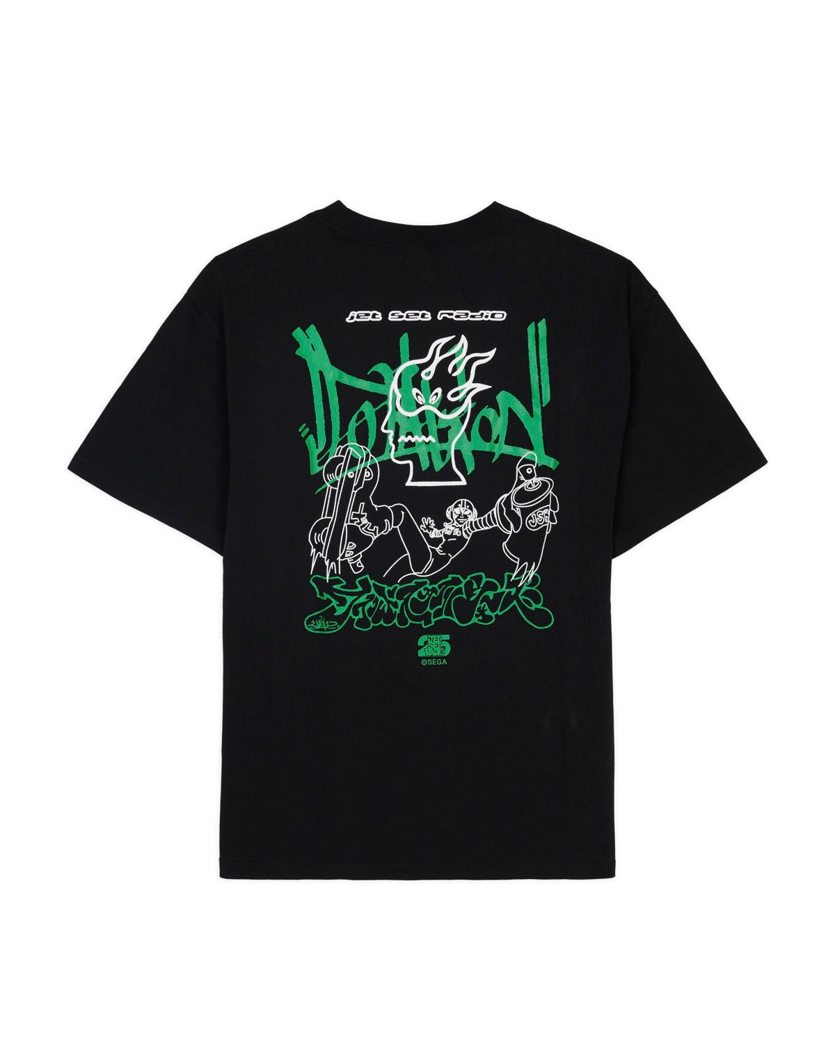 Brain Dead x Sega: Jet Set Radio T-shirt - Black - 2