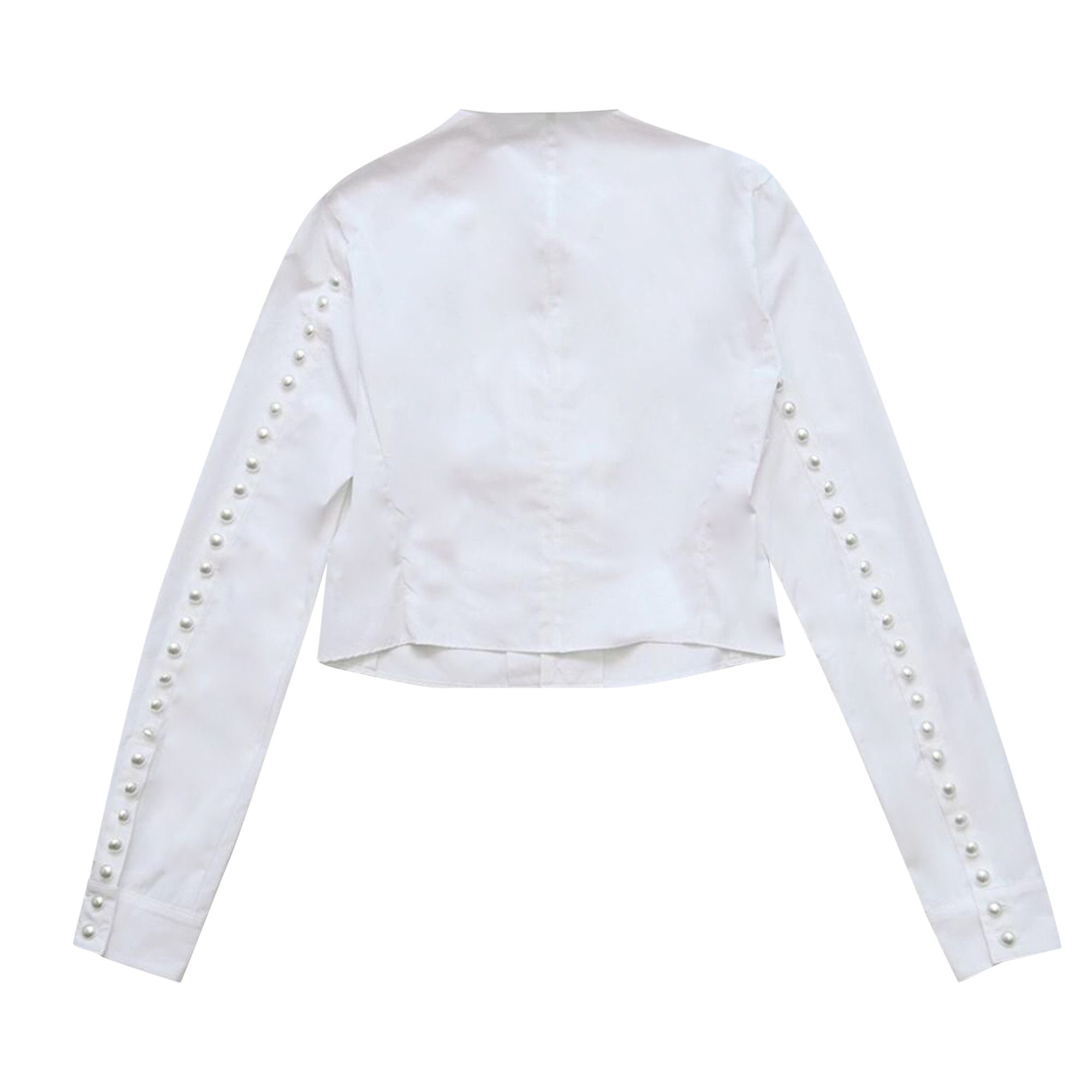 Ambush Fitted Pearl Button Shirt 'White' - 2