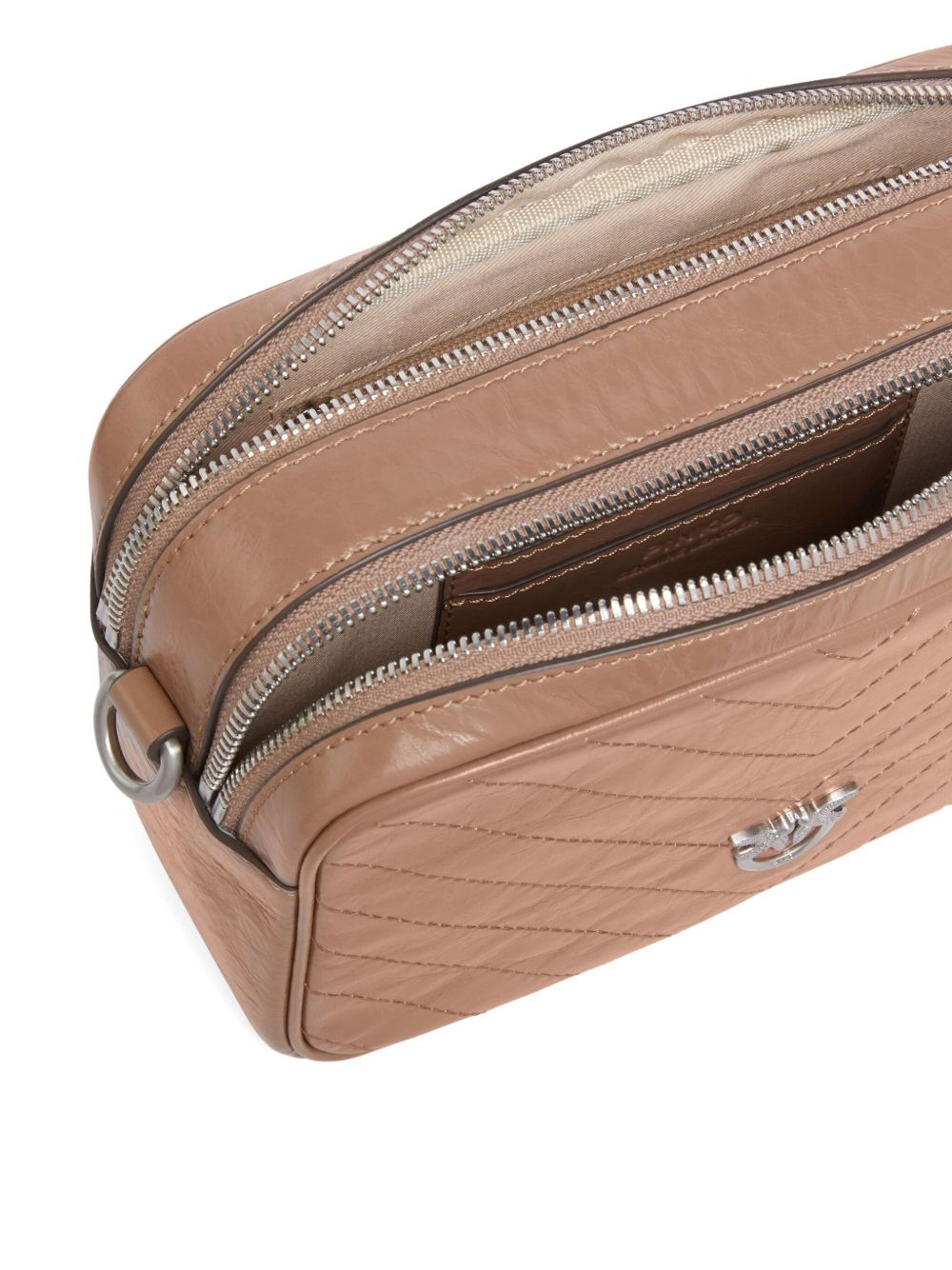 chevron-quilted leather bag - 3