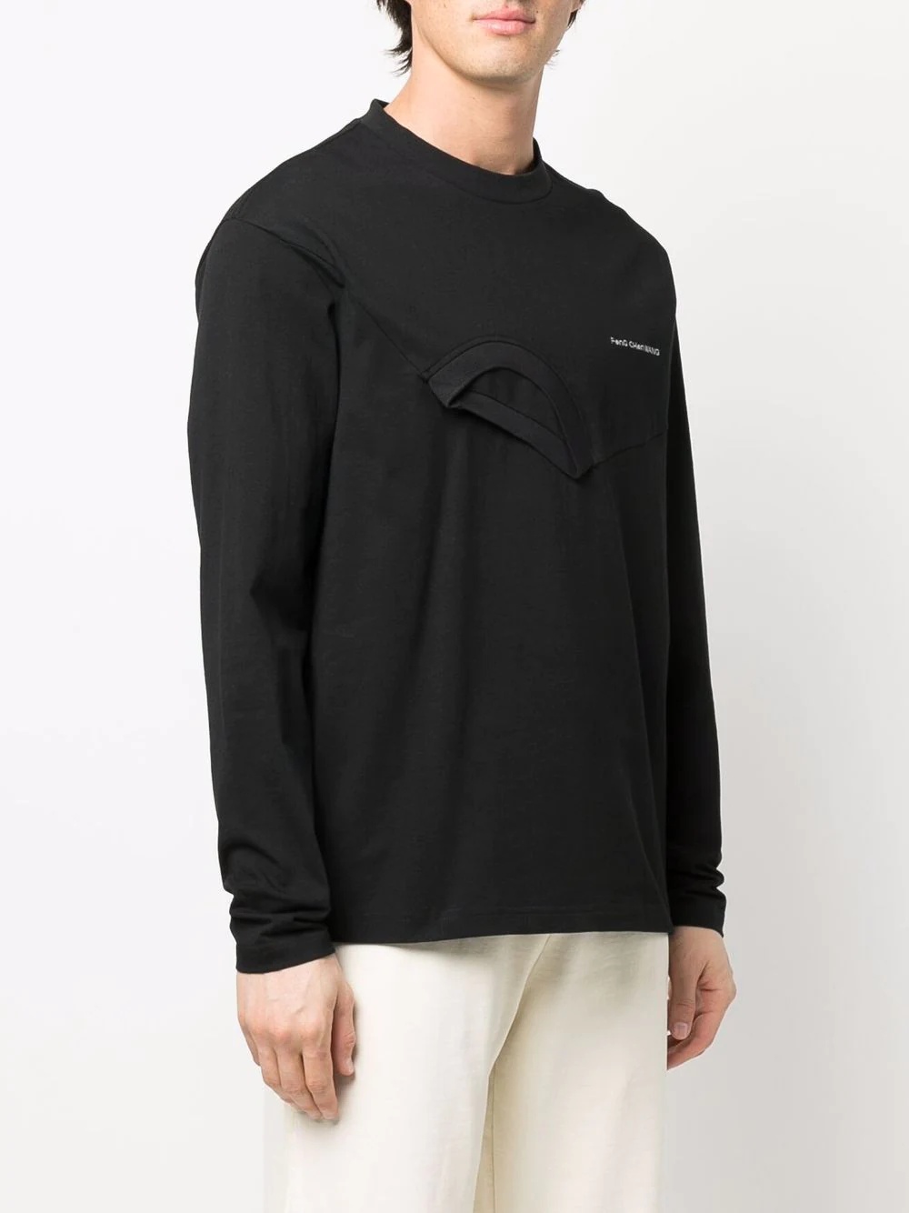 double-crew cotton sweatshirt - 3