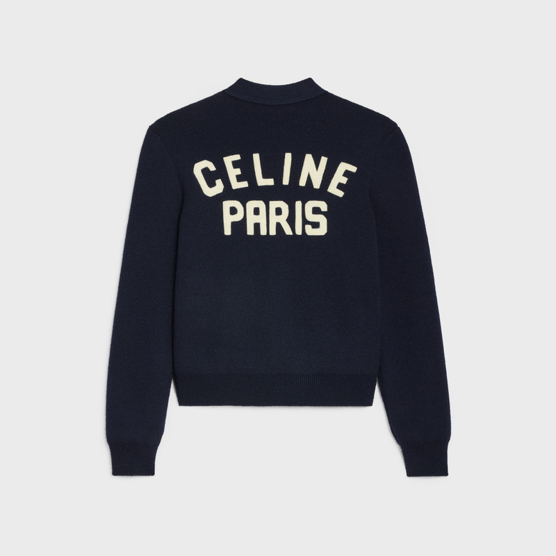 CELINE celine college cardigan in wool outlook