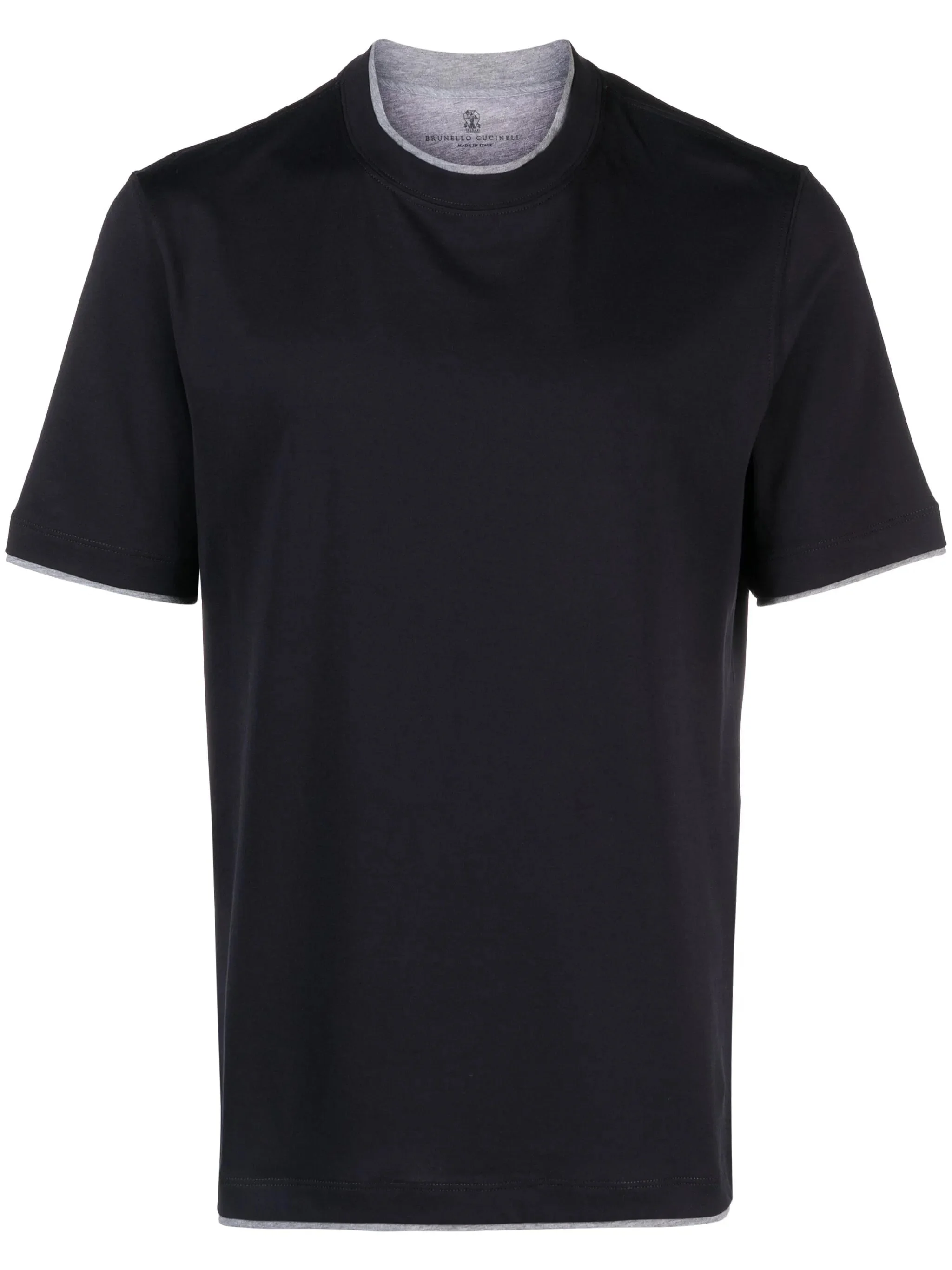 Layered-effect Cotton T-shirt - 1