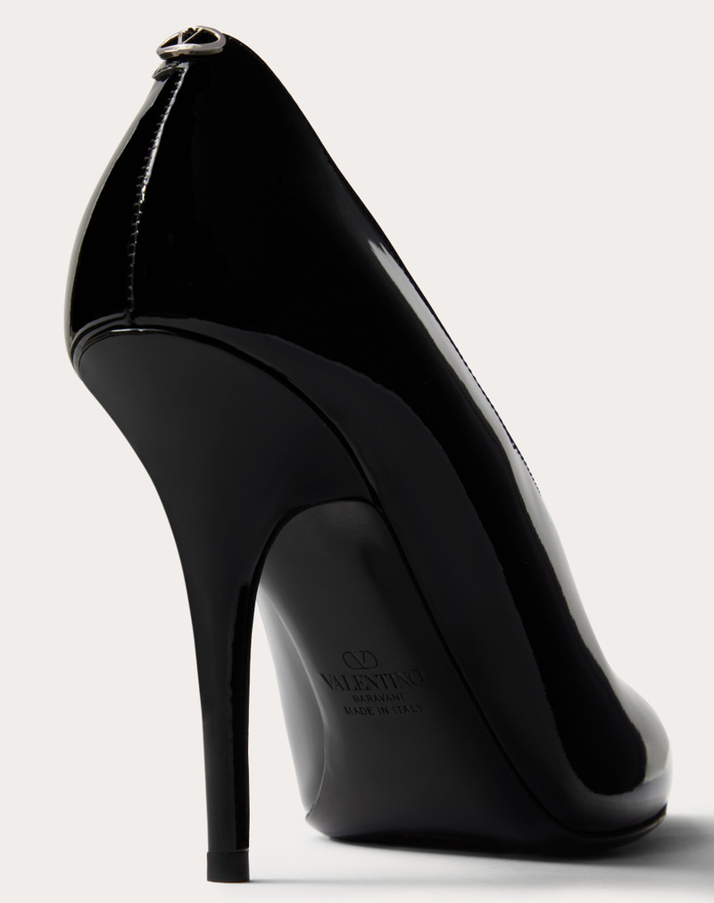 VALENTINO GARAVANI LE SALON 105MM PATENT LEATHER PUMPS 5