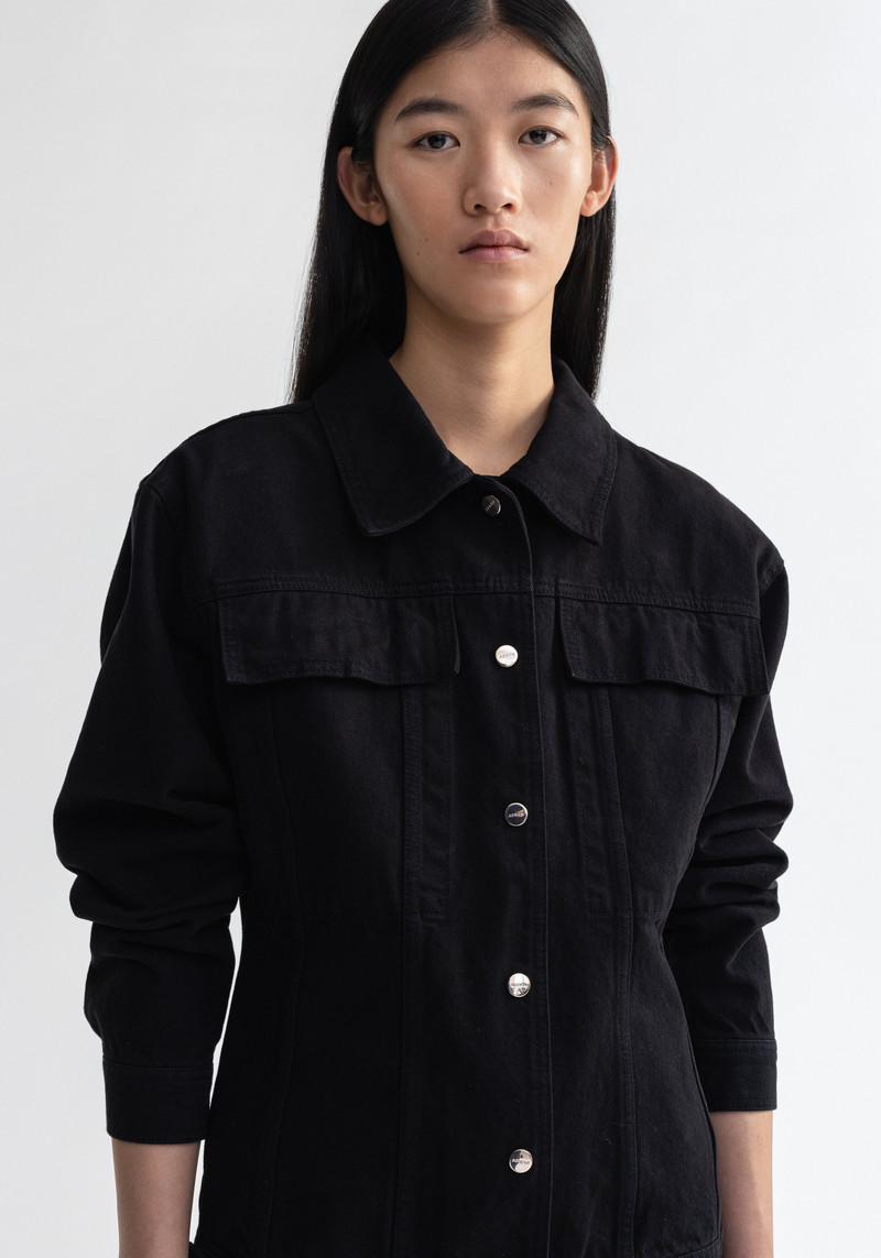 AERON ROISIN
Waisted denim jacket outlook