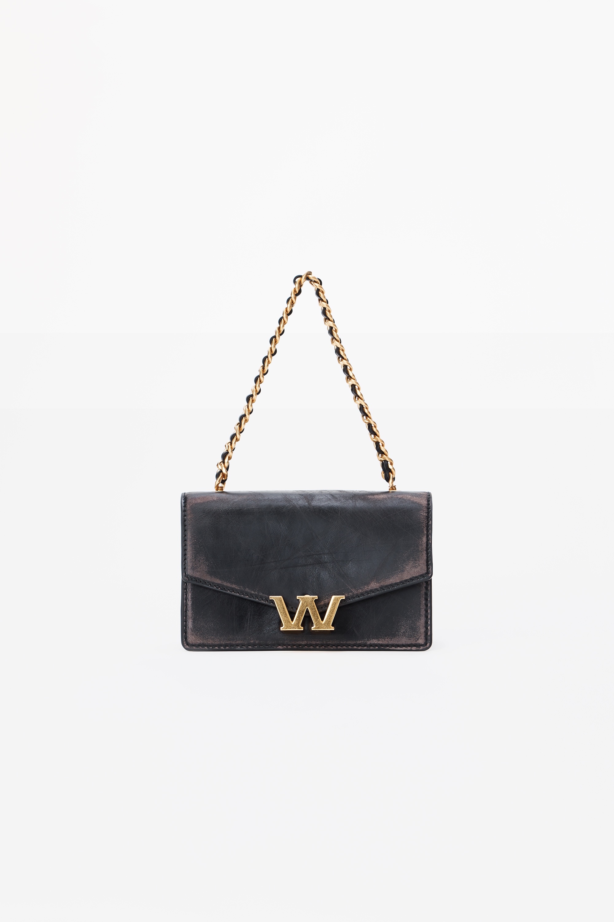 W LEGACY MINI BAG IN DISTRESSED LEATHER - 1