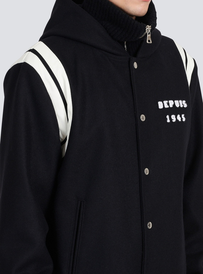 Hooded wool teddy jacket 8