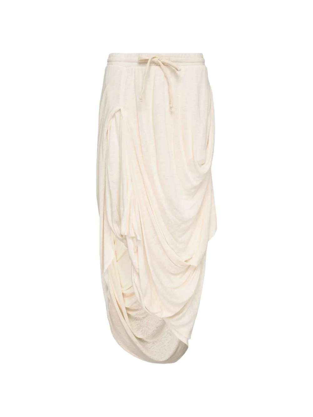 draped asymmetric skirt - 1