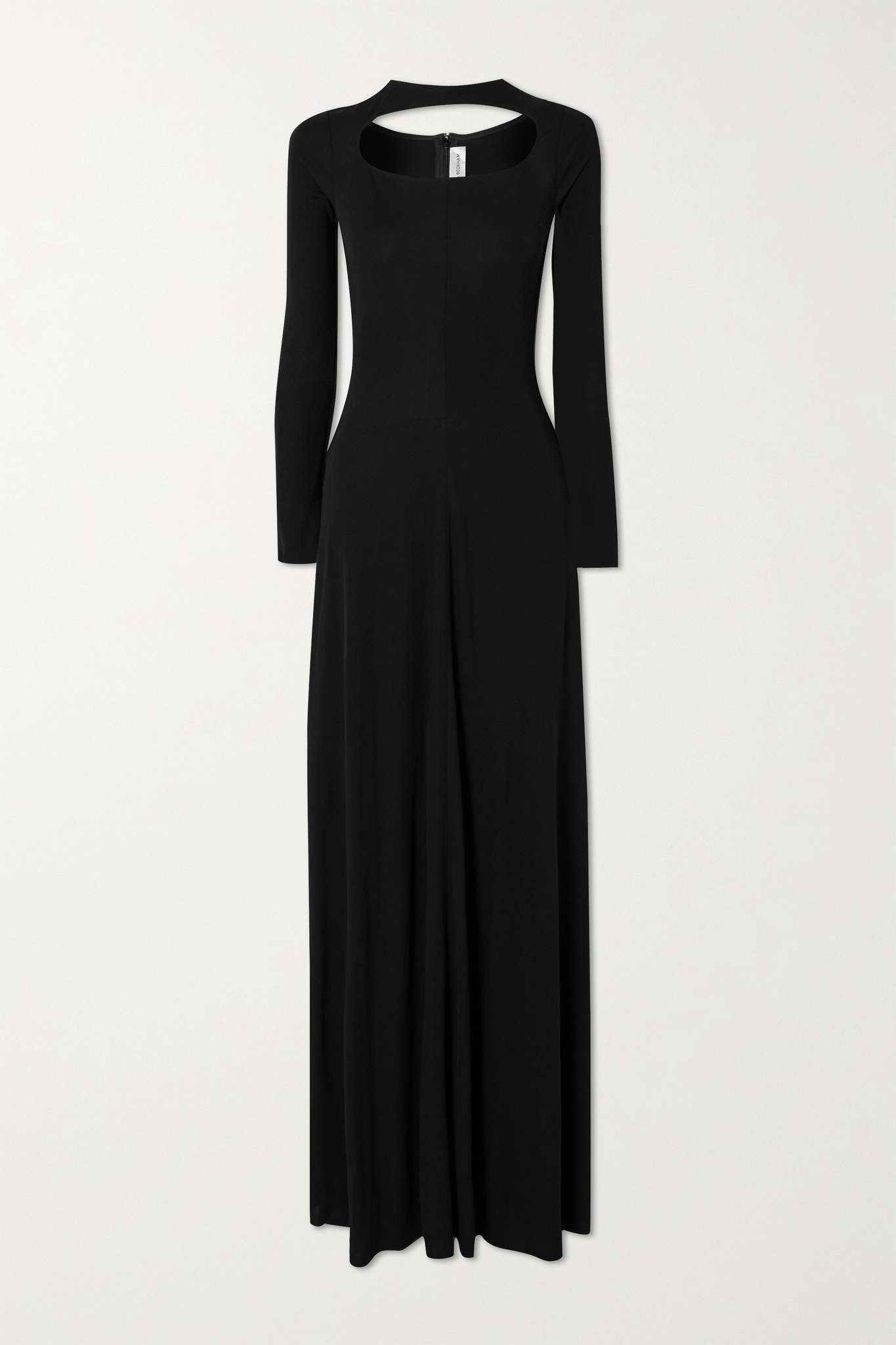 Cutout crepe gown - 1