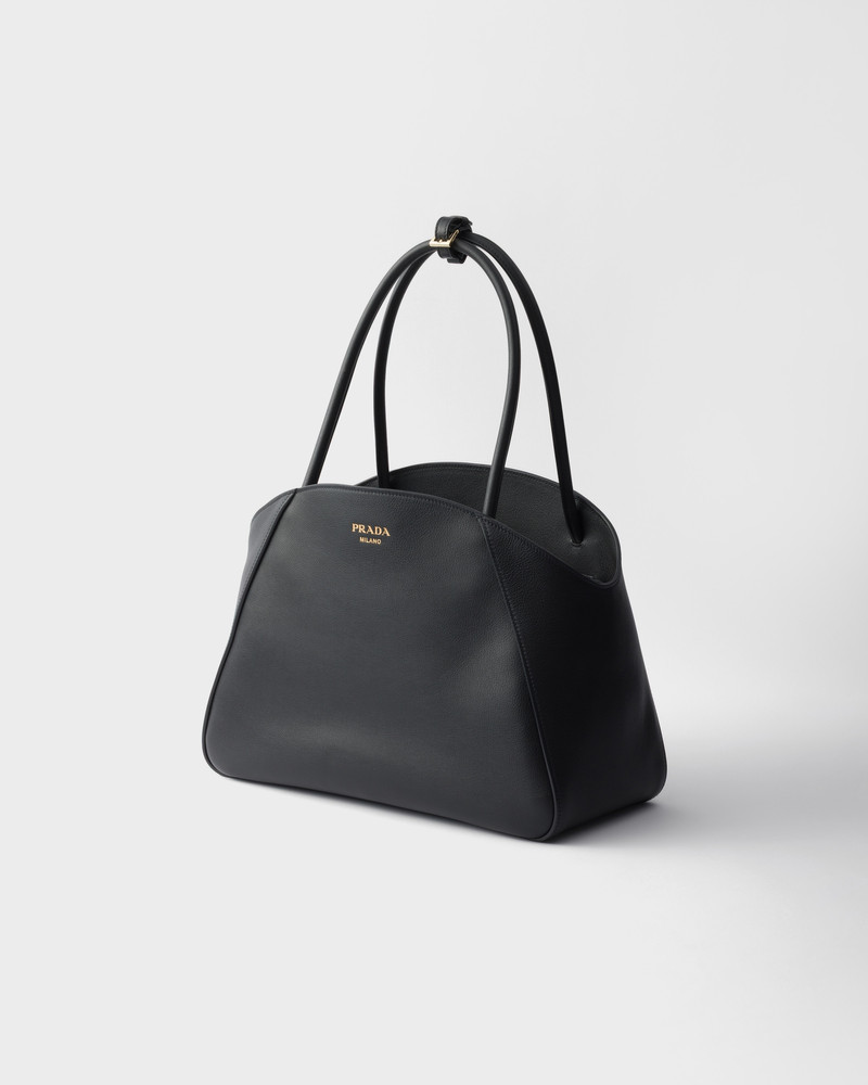 Prada Large leather tote bag outlook