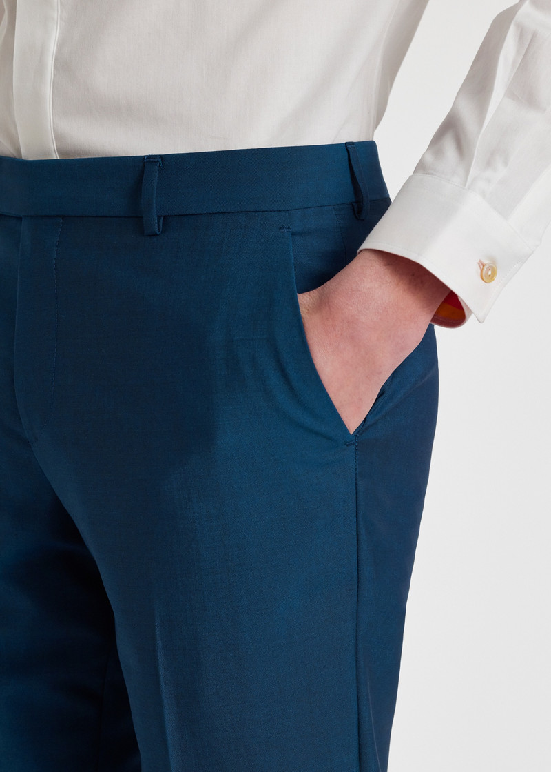 Tailored-Fit Wool-Mohair Three-Piece Suit 9
