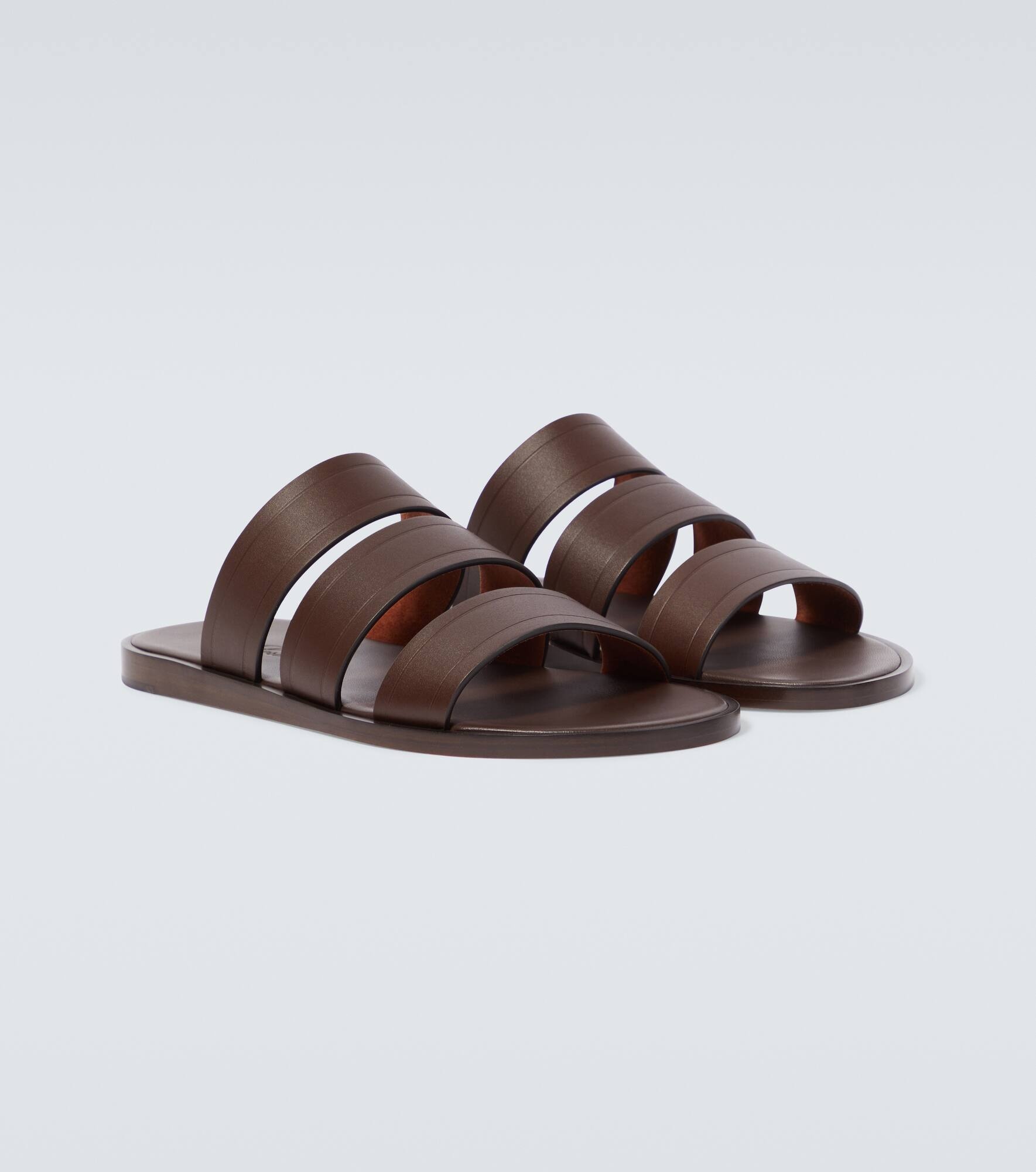 Naha leather slides - 5