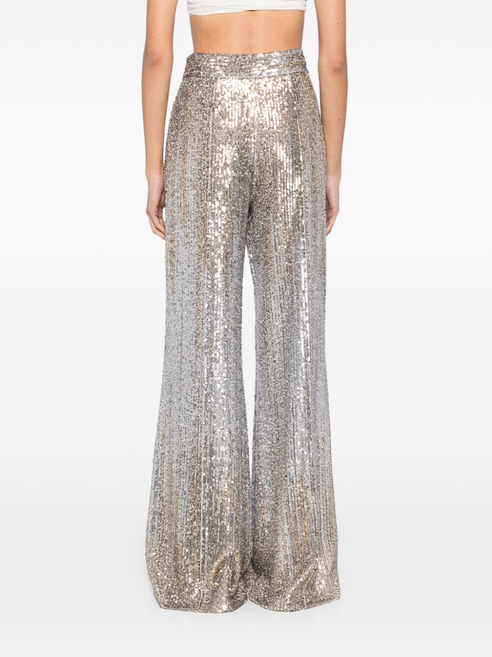 gradient-sequinned trousers - 4
