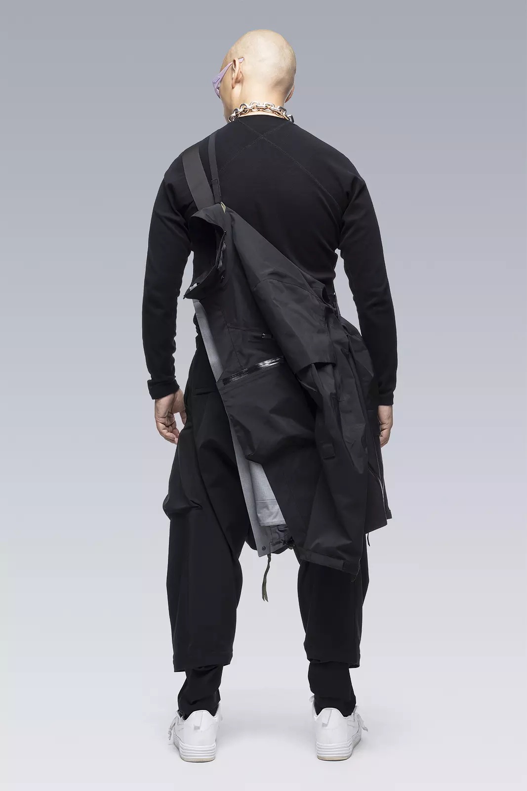 J1A-GTKR-BKS KR EX 3L Gore-Tex® Pro Interops Jacket Black with size 5 WR zippers in gloss black - 42