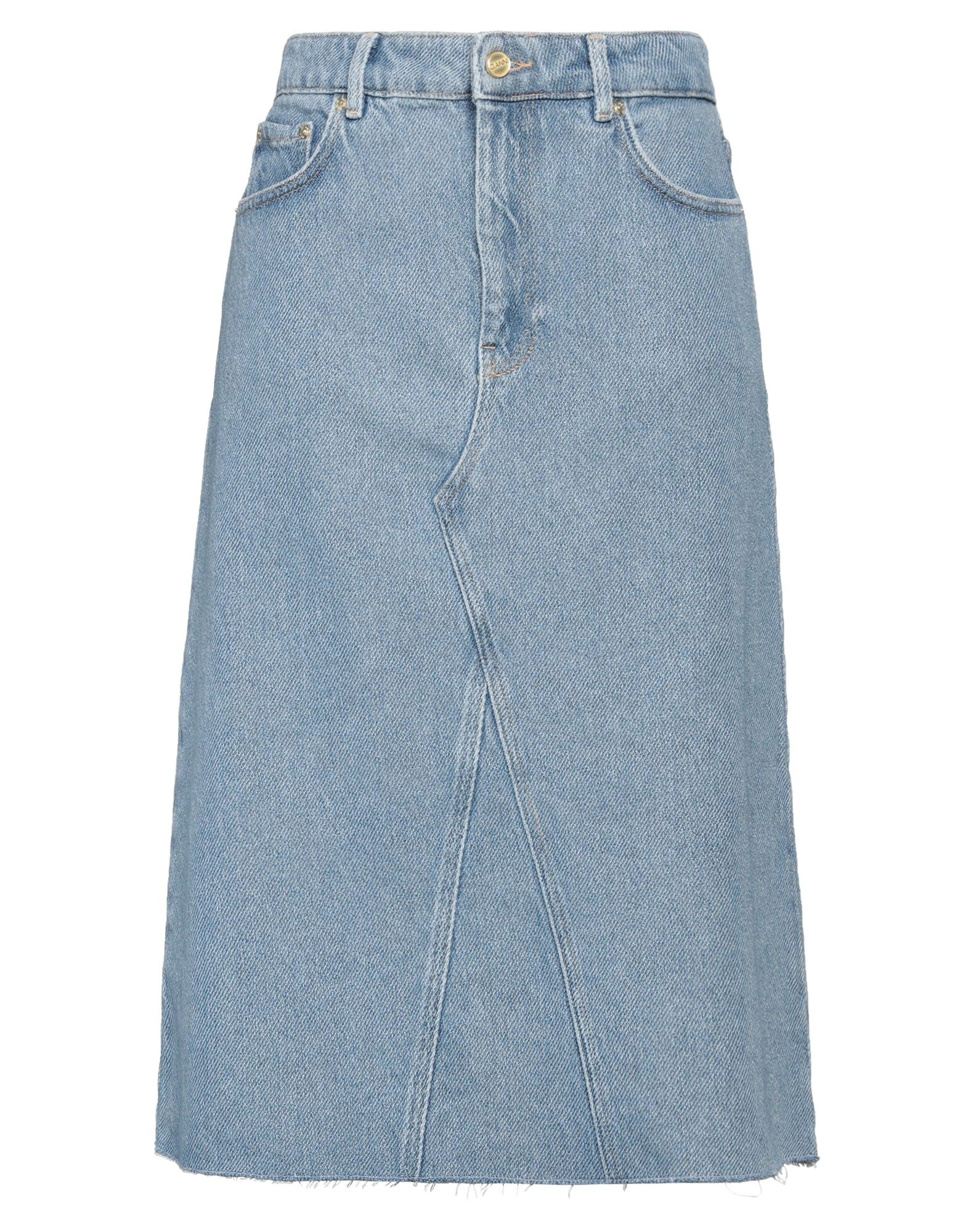 Blue Women's Denim Skirt - 1