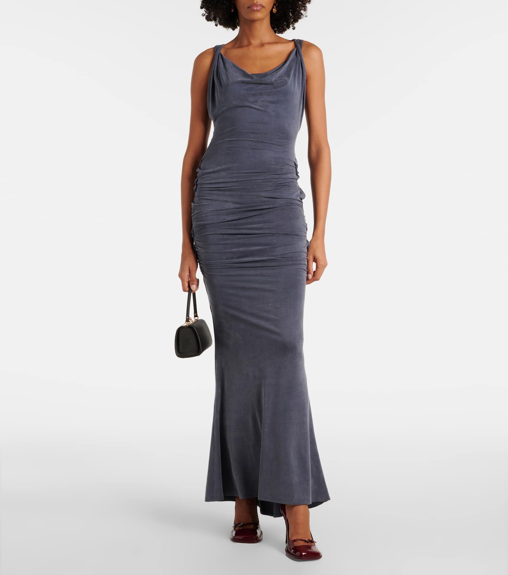 Liz draped jersey maxi dress - 2