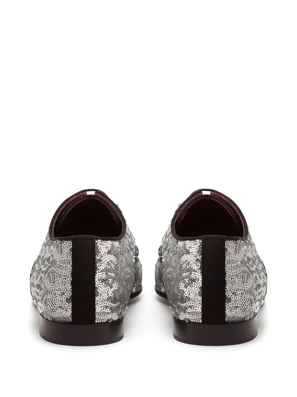 sequin-embellished Derby shoes - 3