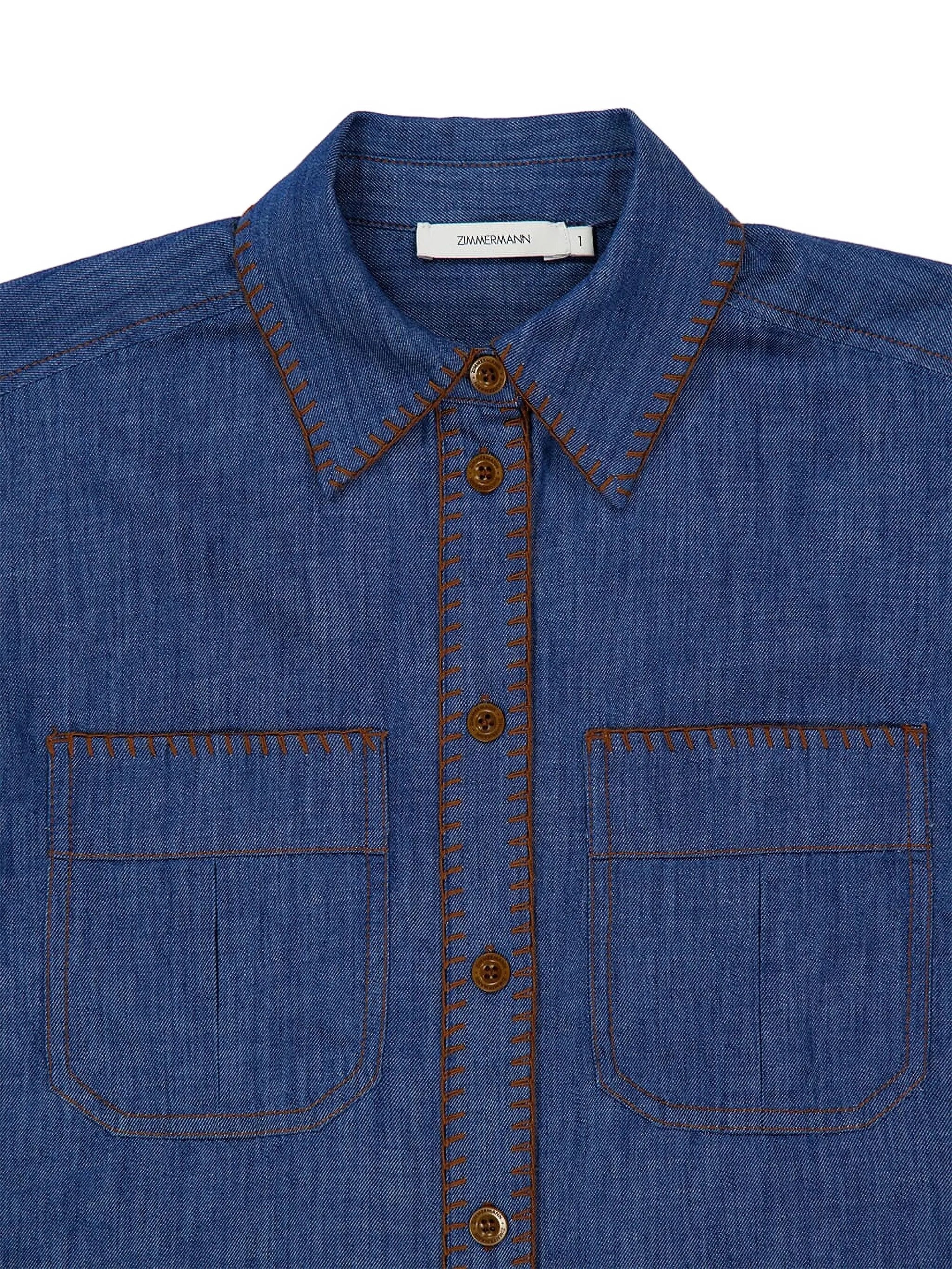 Ascension Oversize Denim Shirt - 5