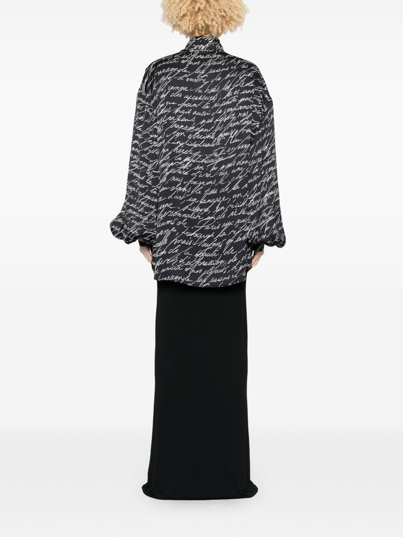 Love Letter-print blouse 4