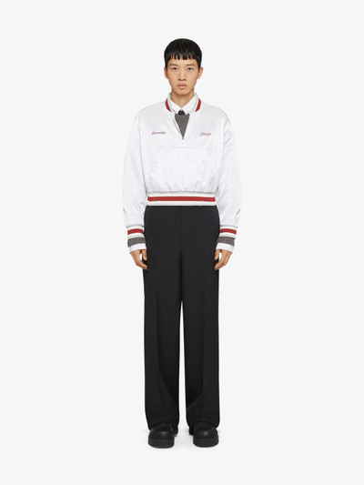 Givenchy GIVENCHY SHINY PULL-OVER BOMBER JACKET outlook
