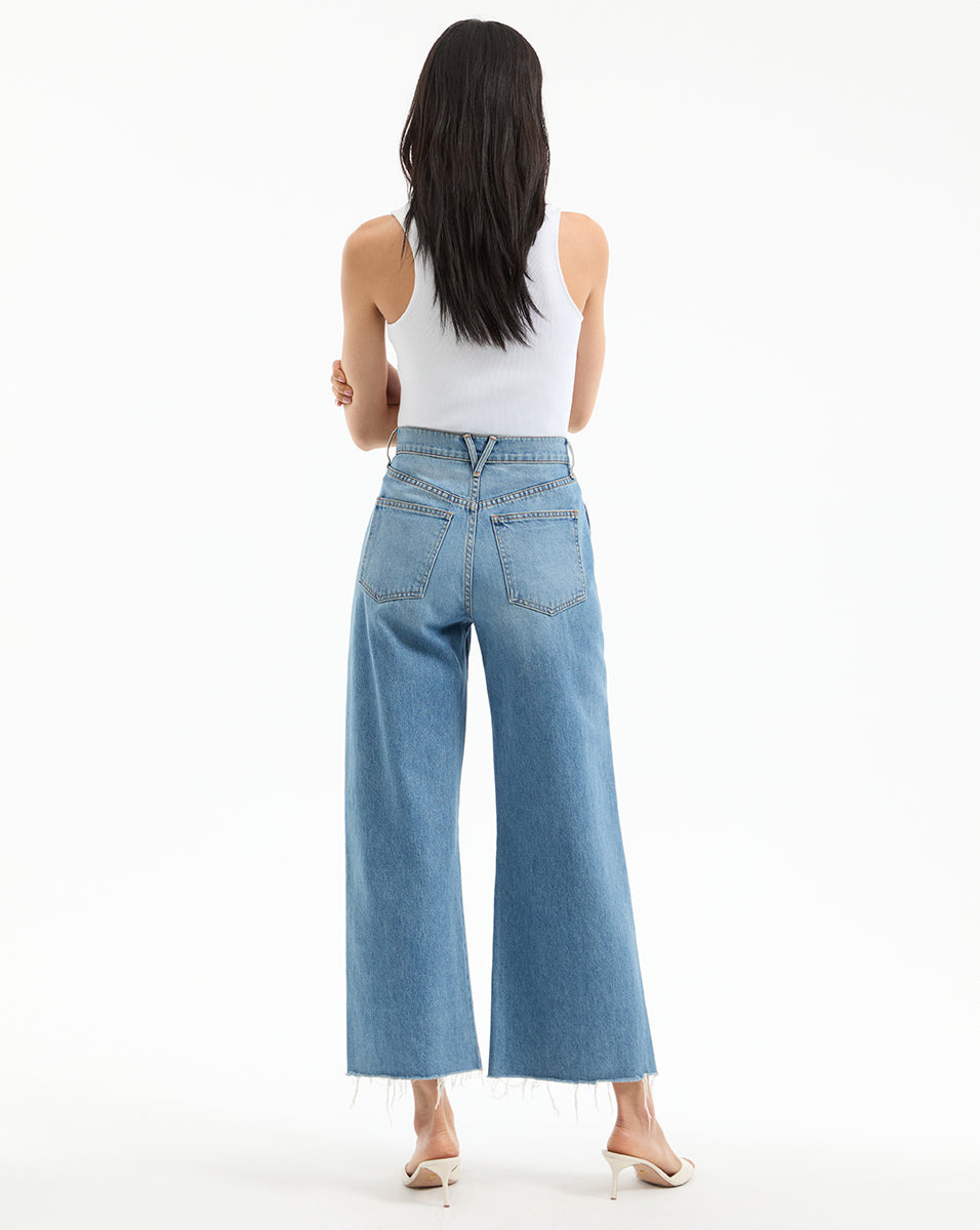 TAYLOR CROPPED WIDE-LEG JEAN - 5