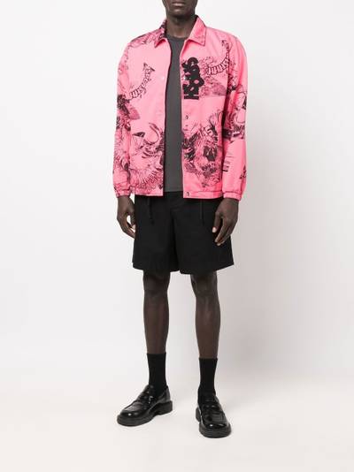 Comme des Garçons SHIRT graphic-print shirt jacket outlook