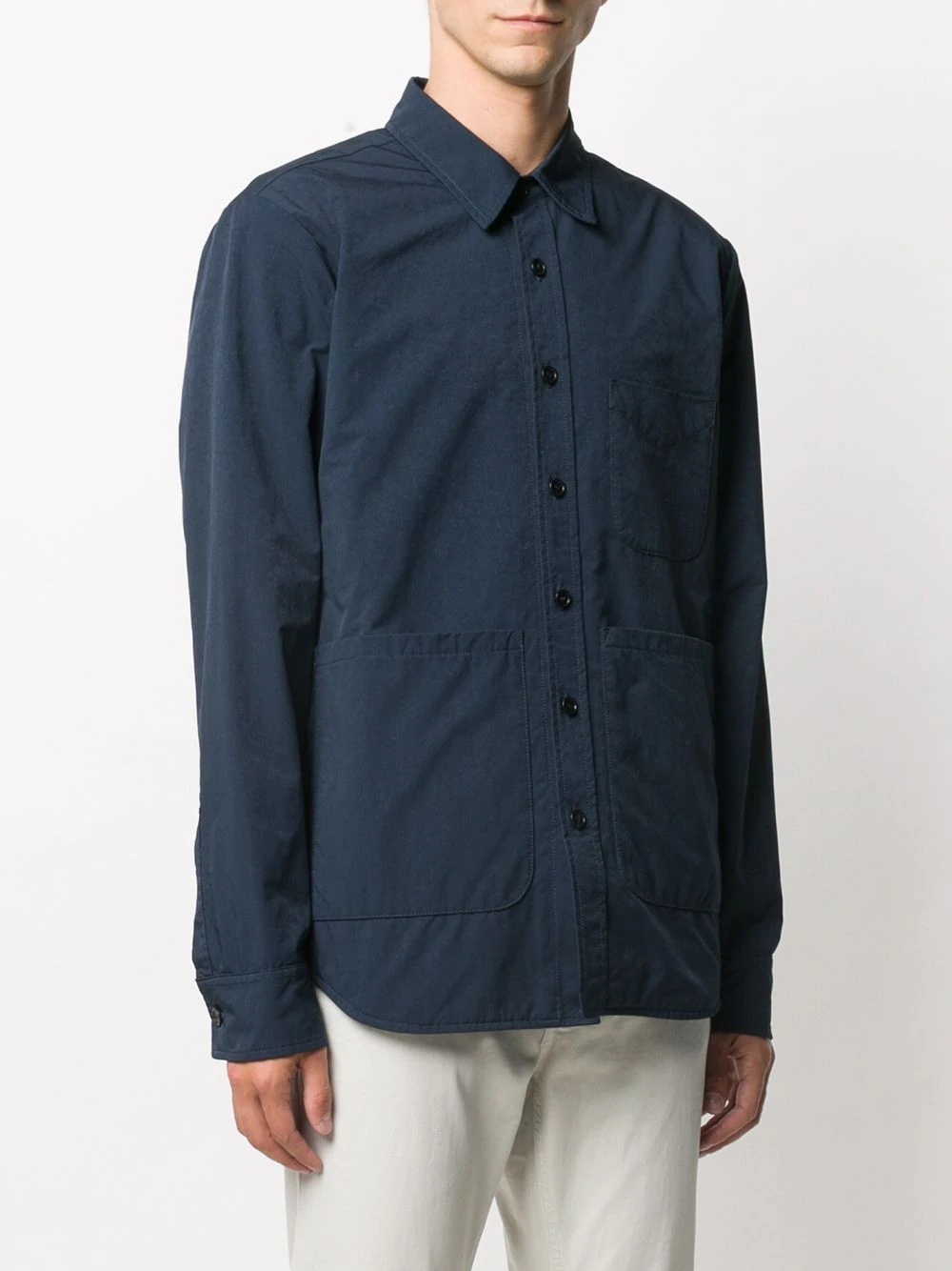 three-pocket buttoned shirt  - 3